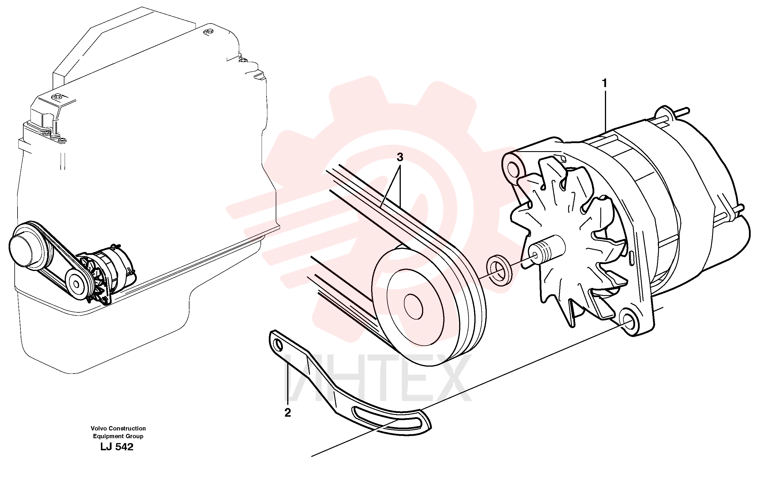 Tensioner VOE 14261763 (1)