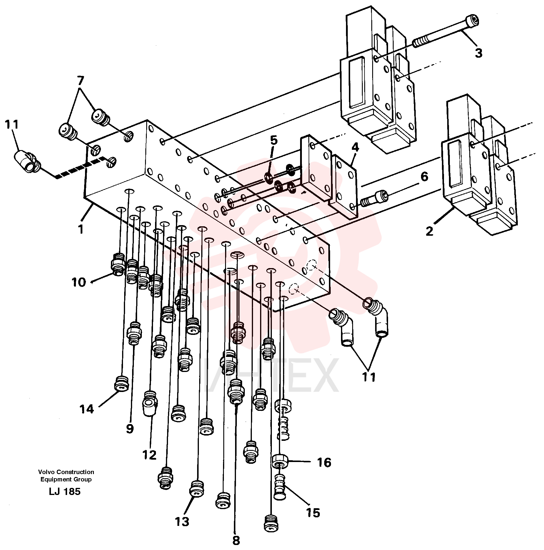 Valve body VOE 14250898 (1)