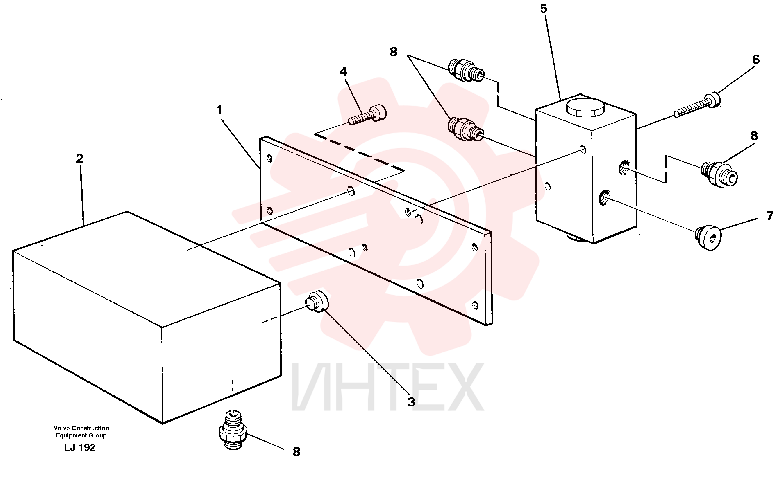 Valve body VOE 14261203 (1)