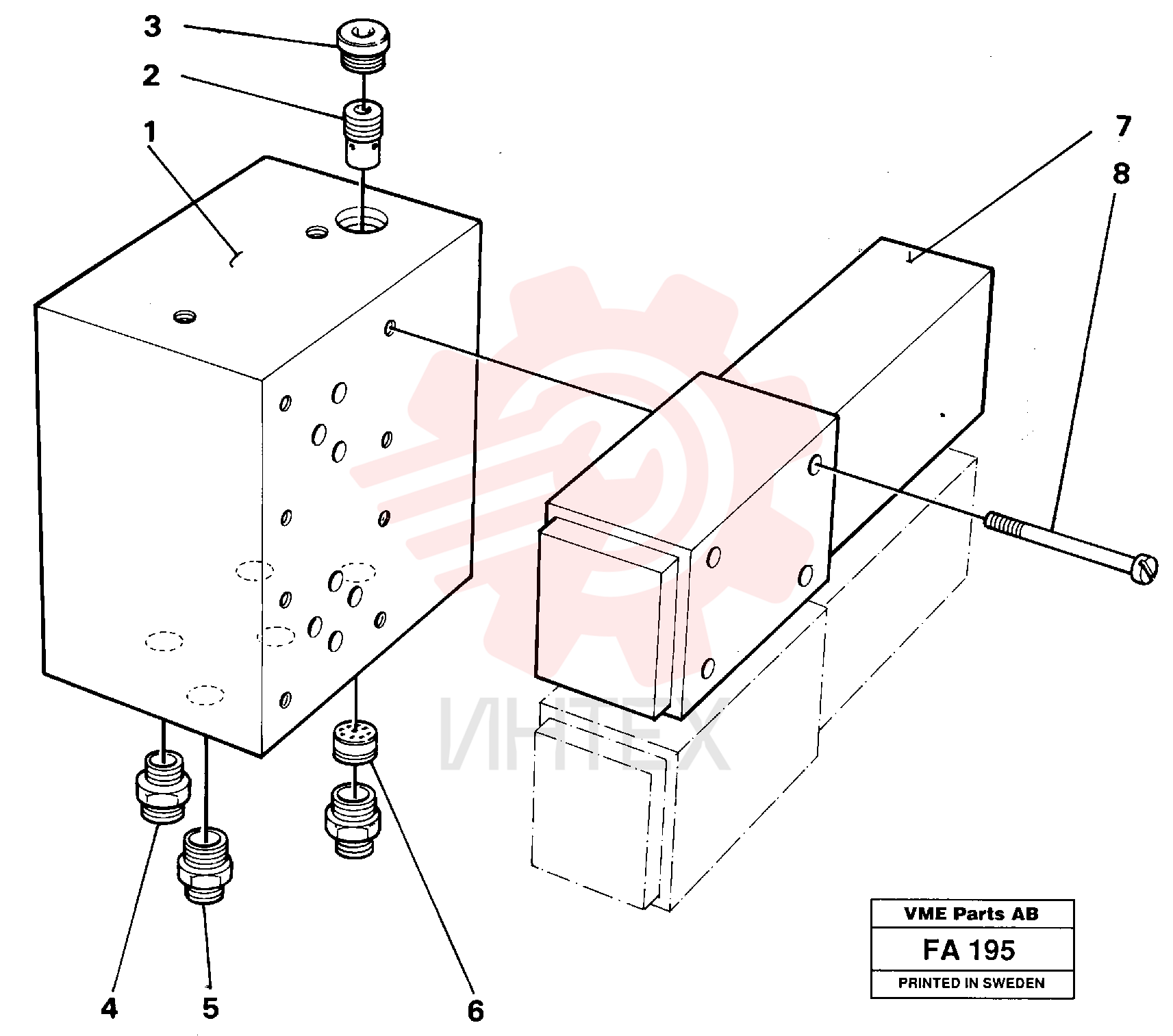 Valve body VOE 14243111 (2)