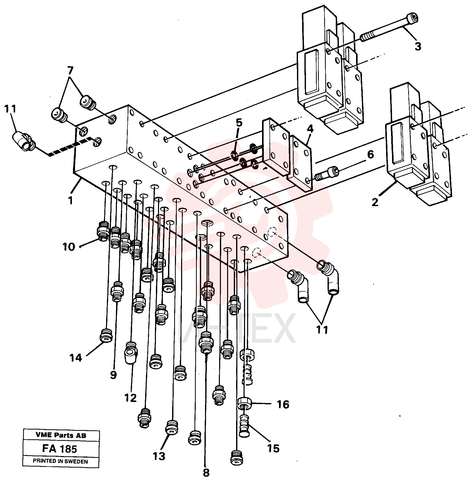 Valve body VOE 14250898 (2)