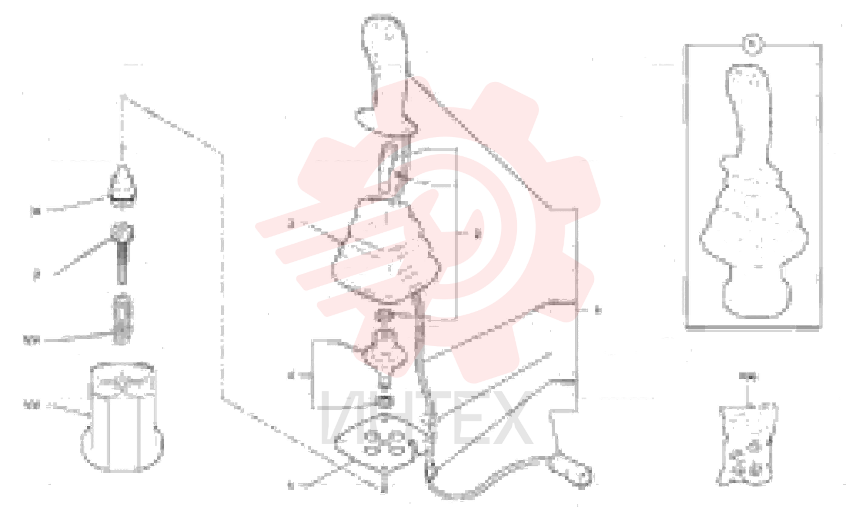 Control lever Rh
