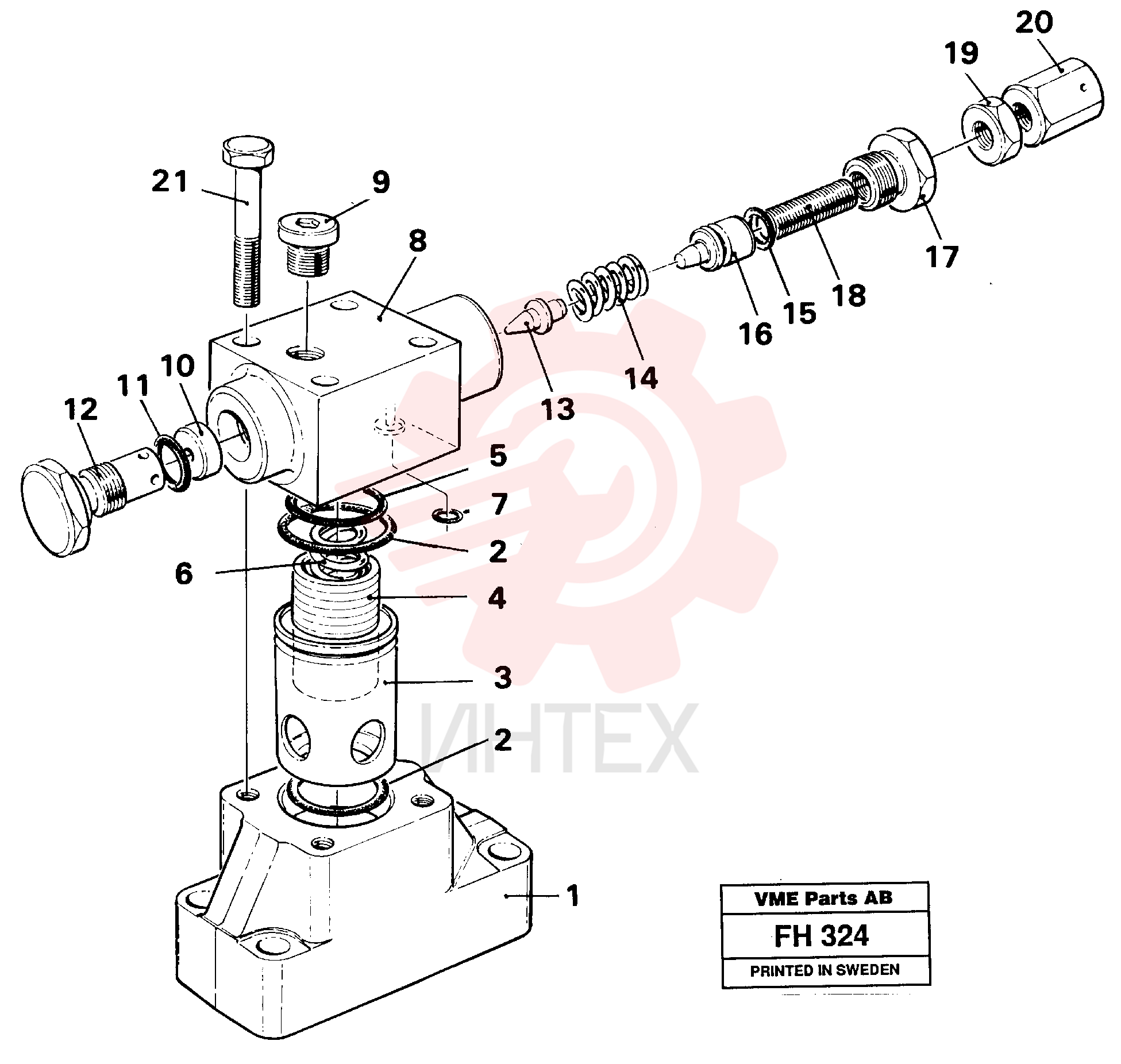 Pressure limiting valve