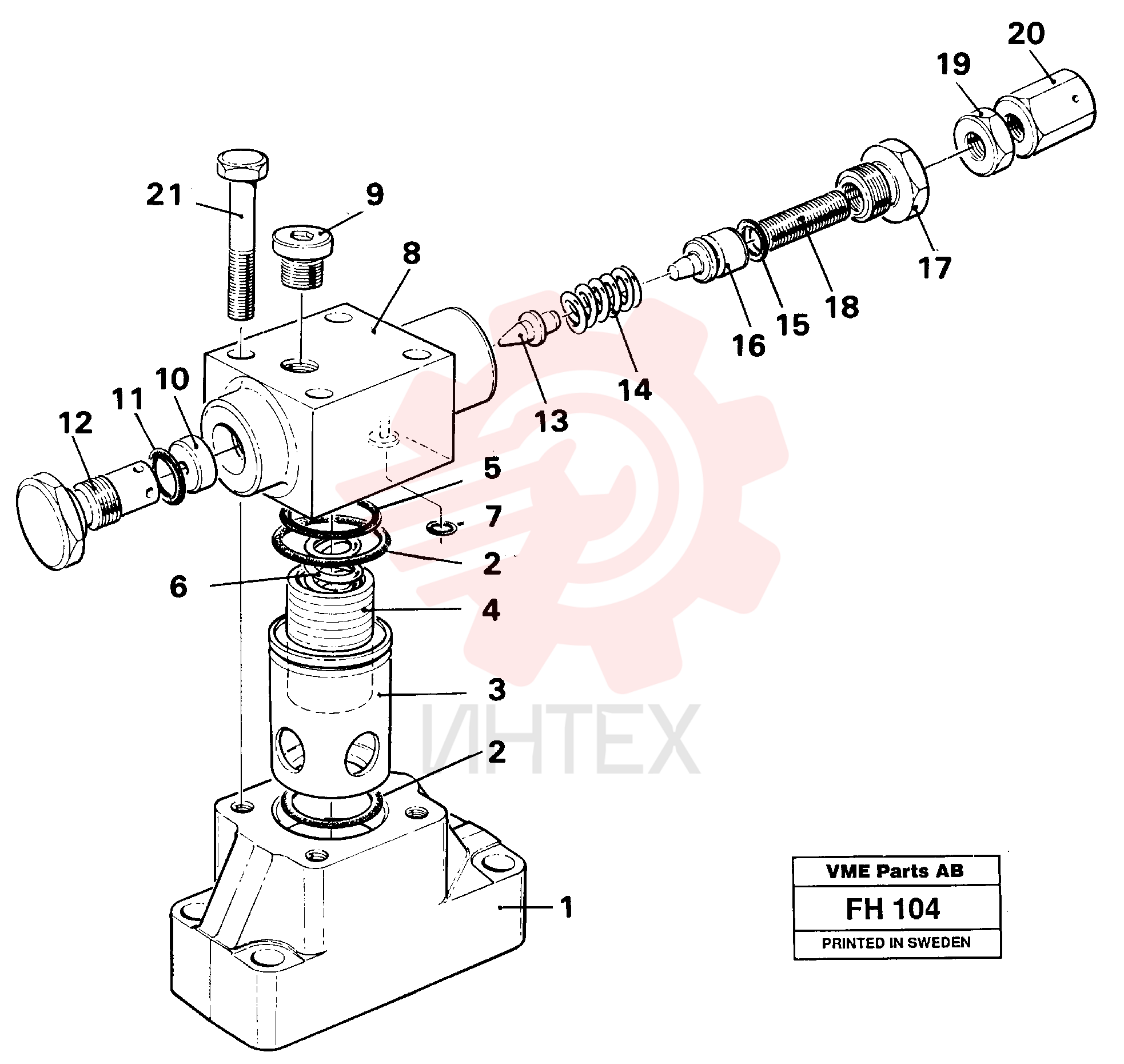 Pressure limiting valve
