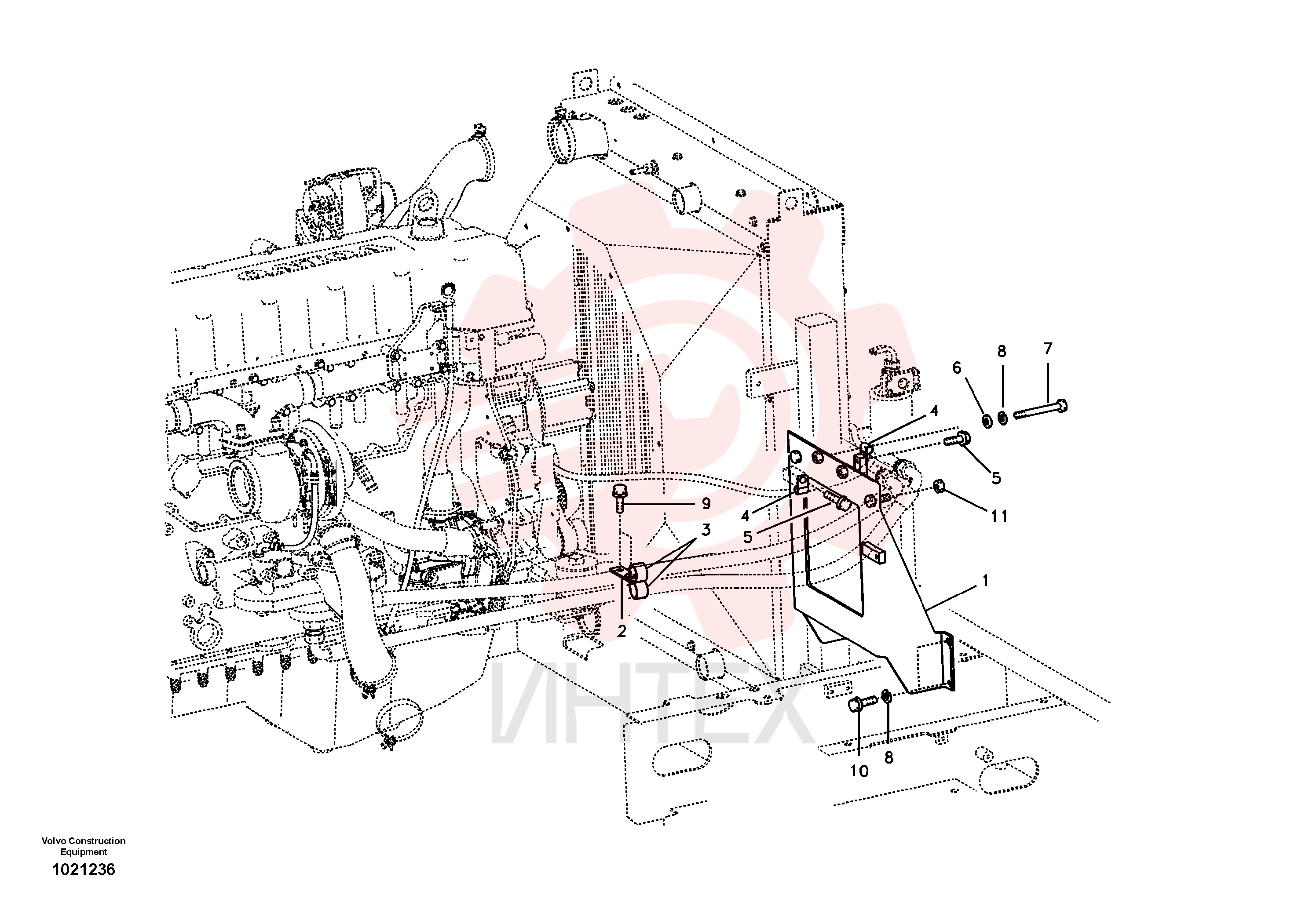Кронштейн VOE 14556602 (1)