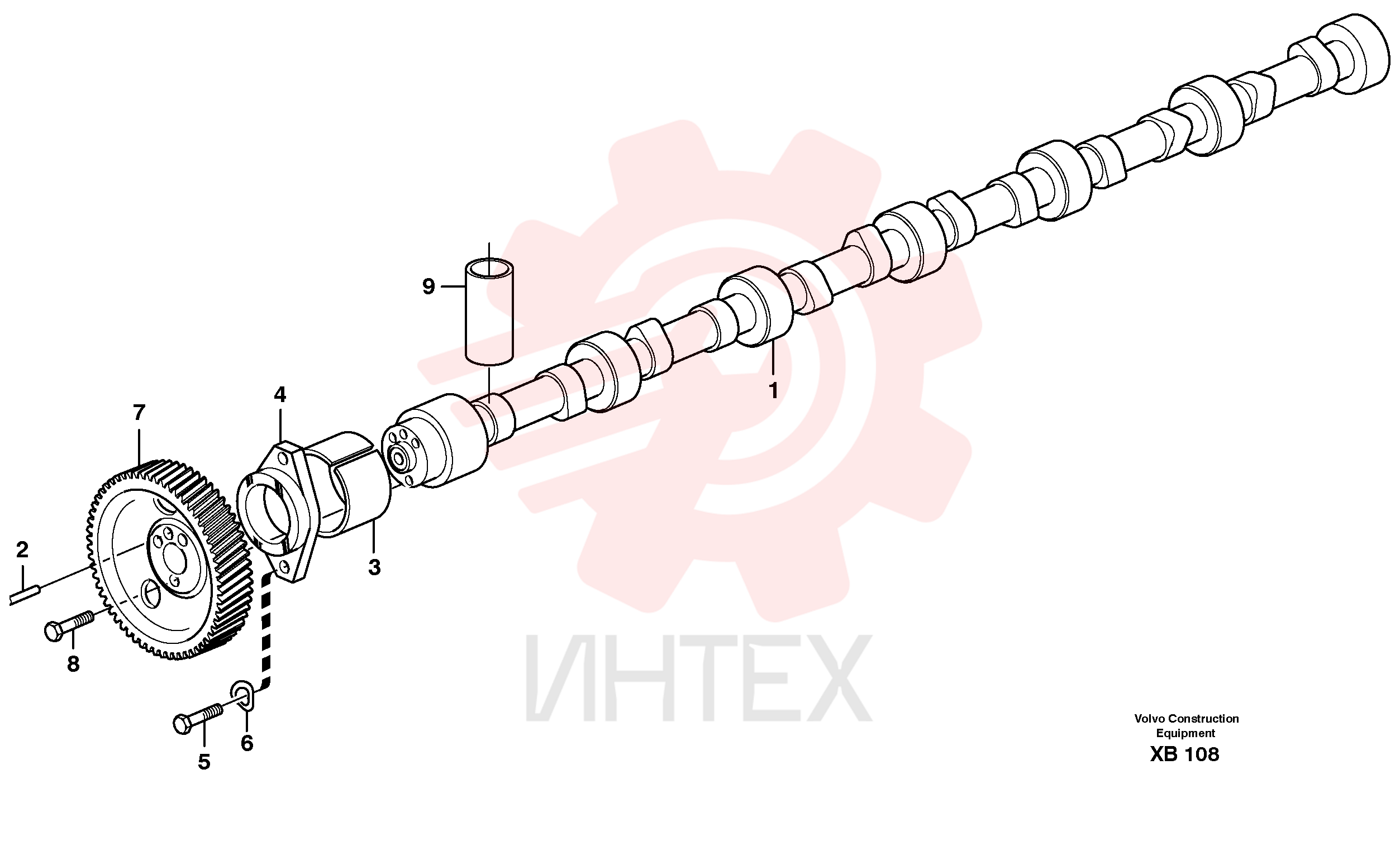 Распредвал VOE 8194480