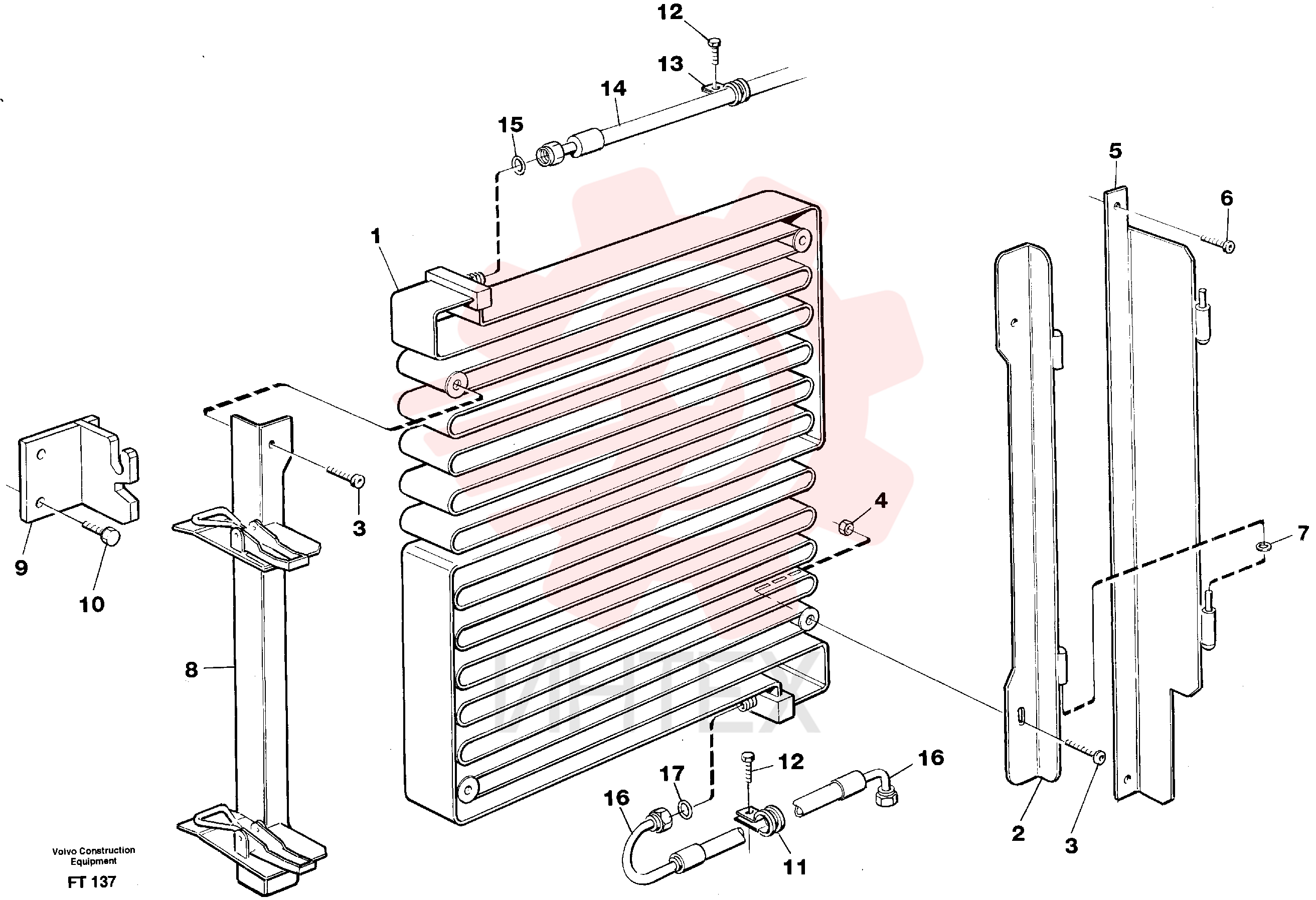 Hinge flange