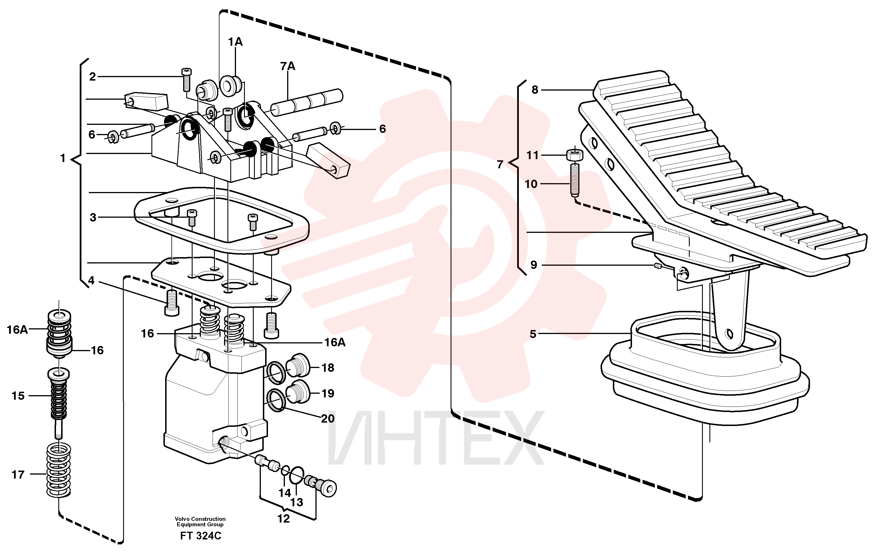 Sealing kit VOE 11991047