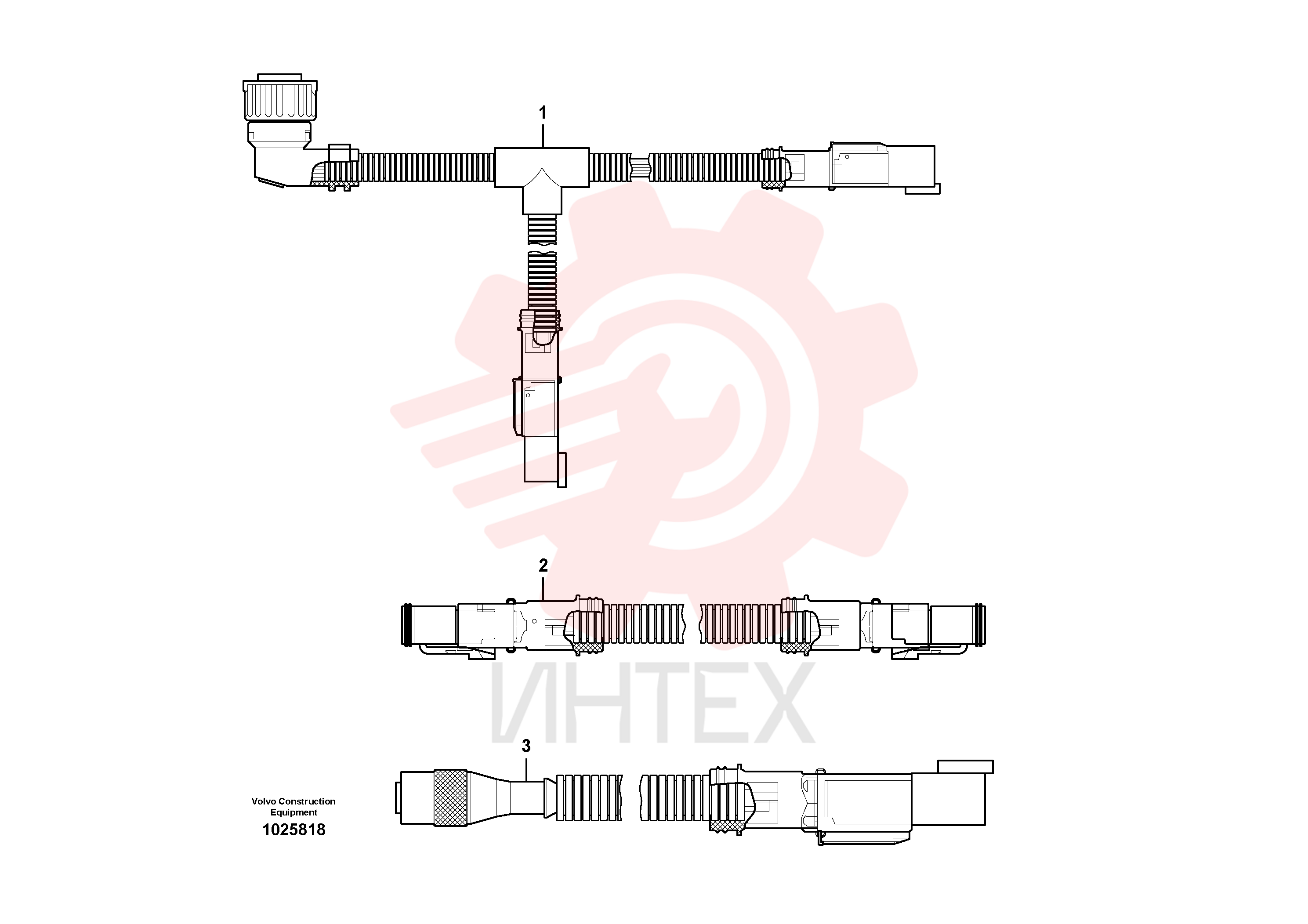 Cable harness VOE 14576982