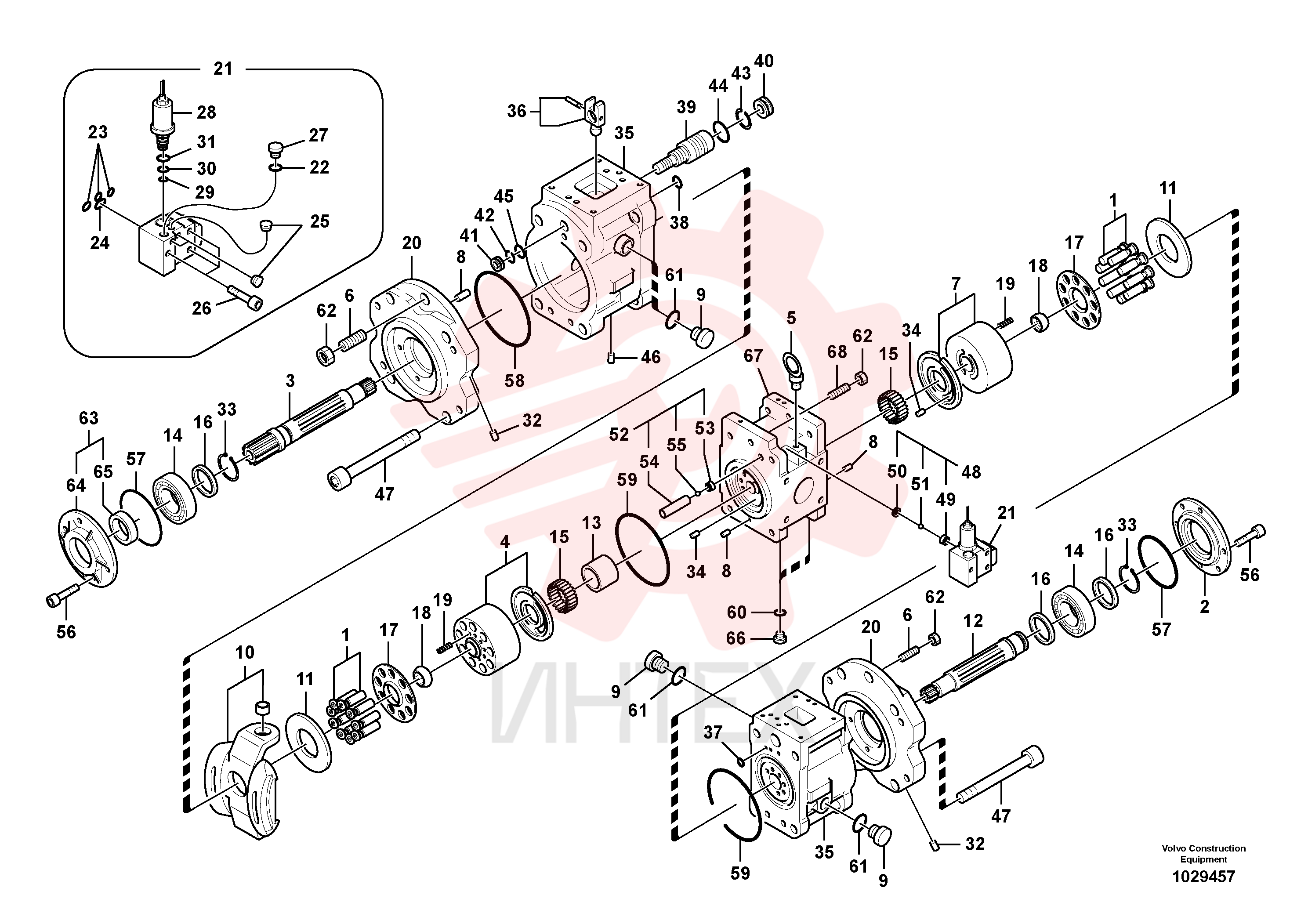 Насос VOE 14616199 (2)