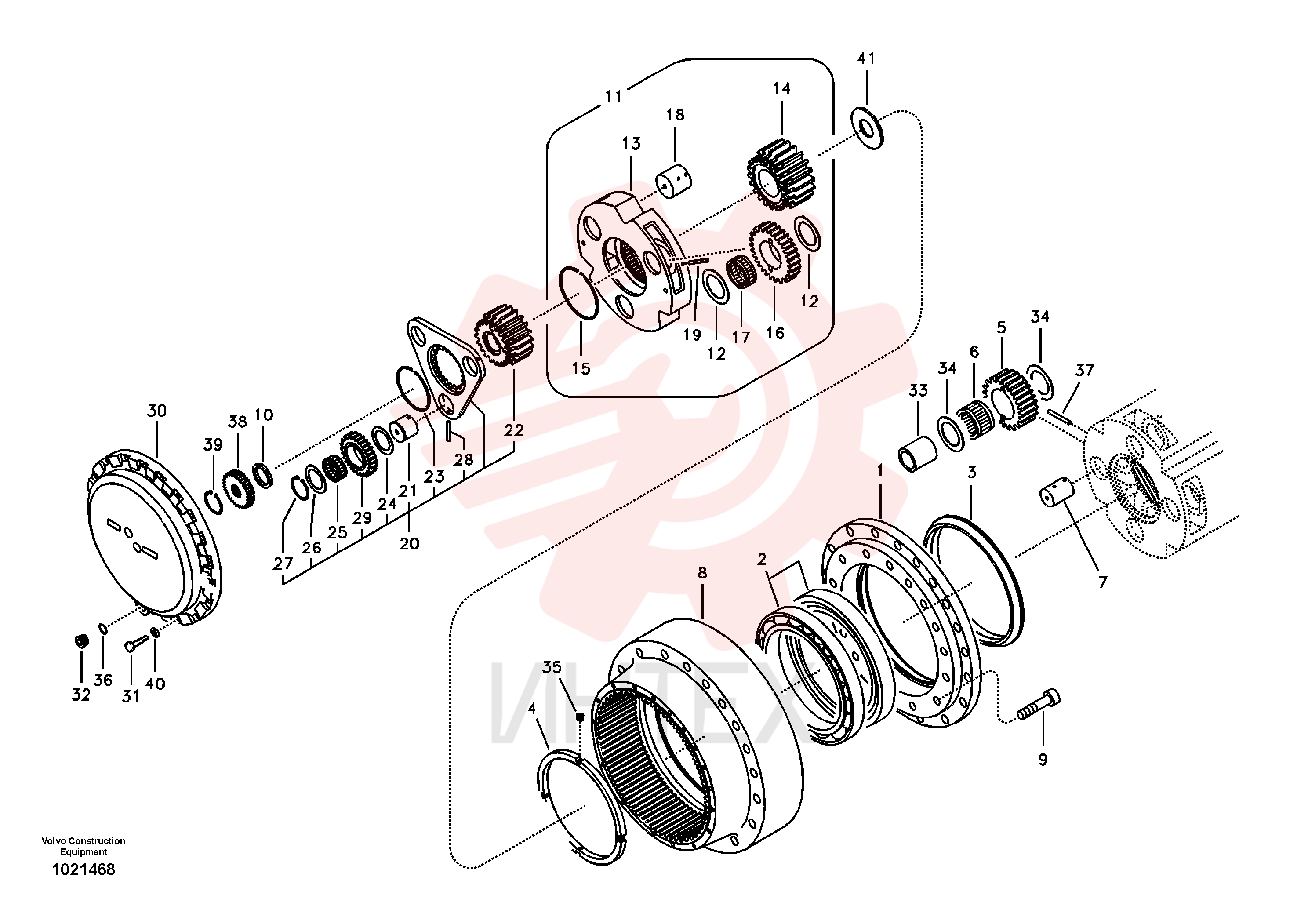 Travel Gearbox