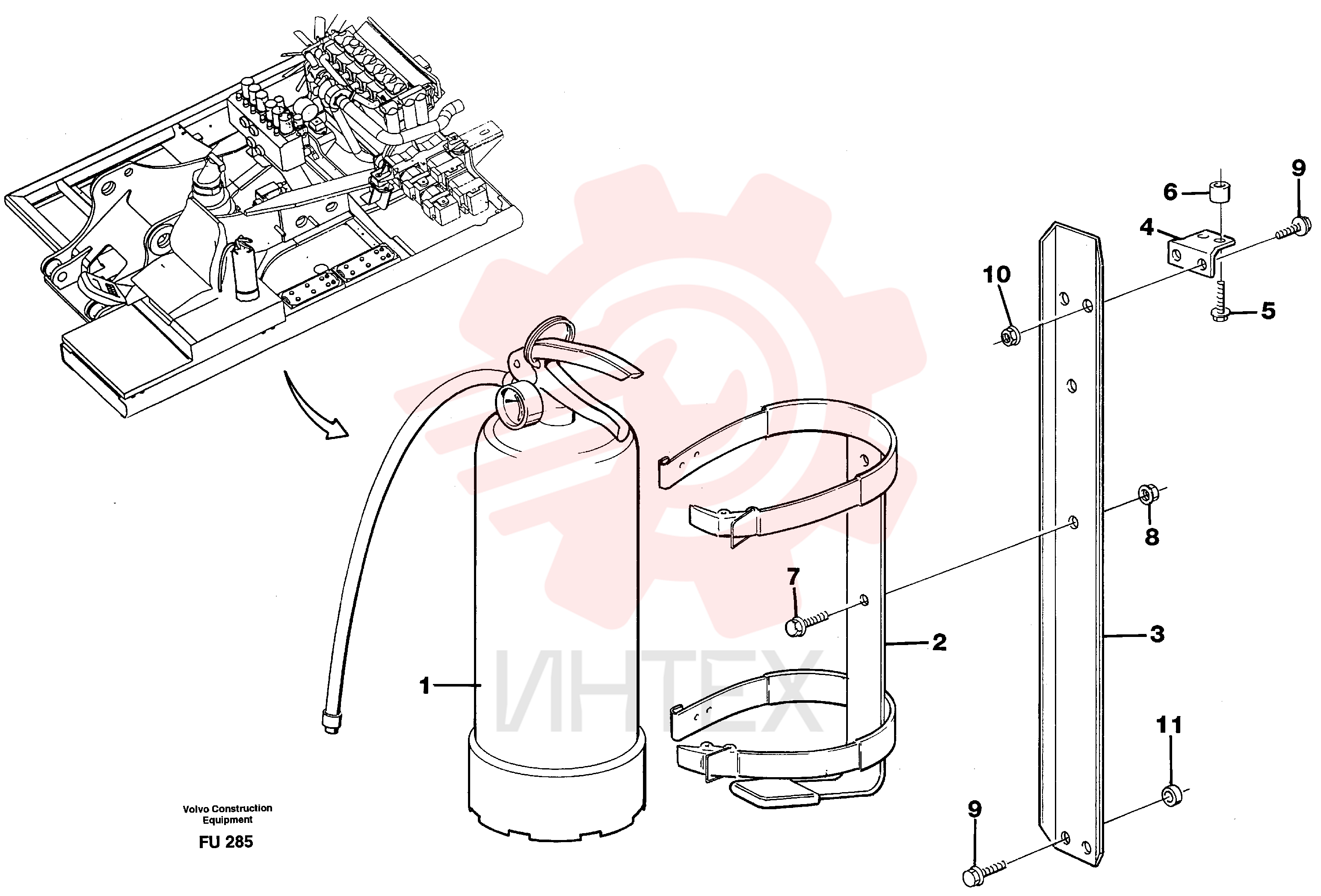 Retaining strap