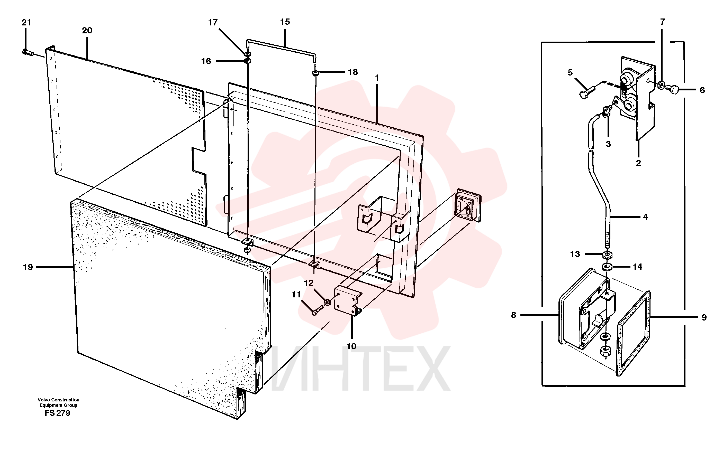 Hinge flange