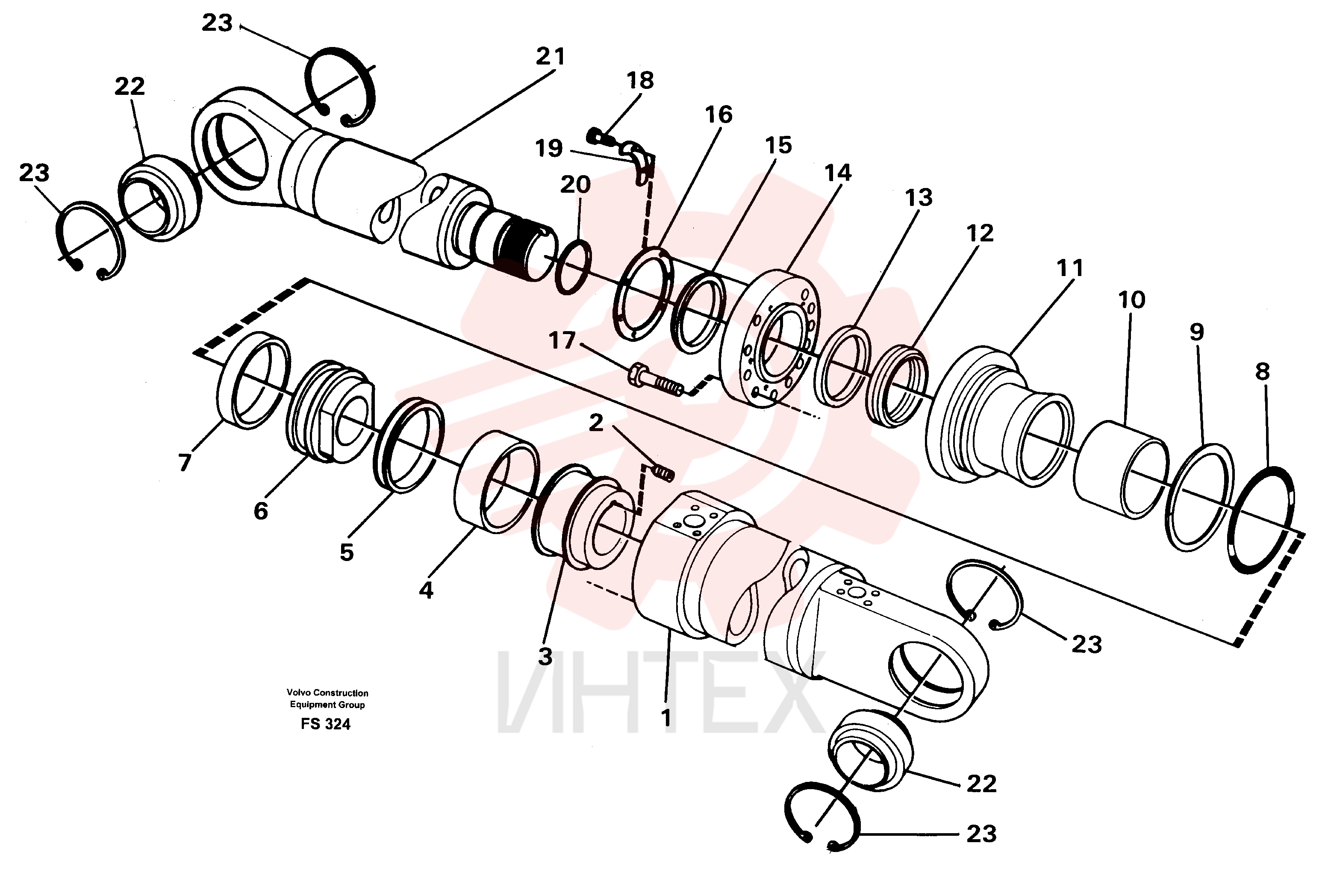 Sealing kit VOE 11997226