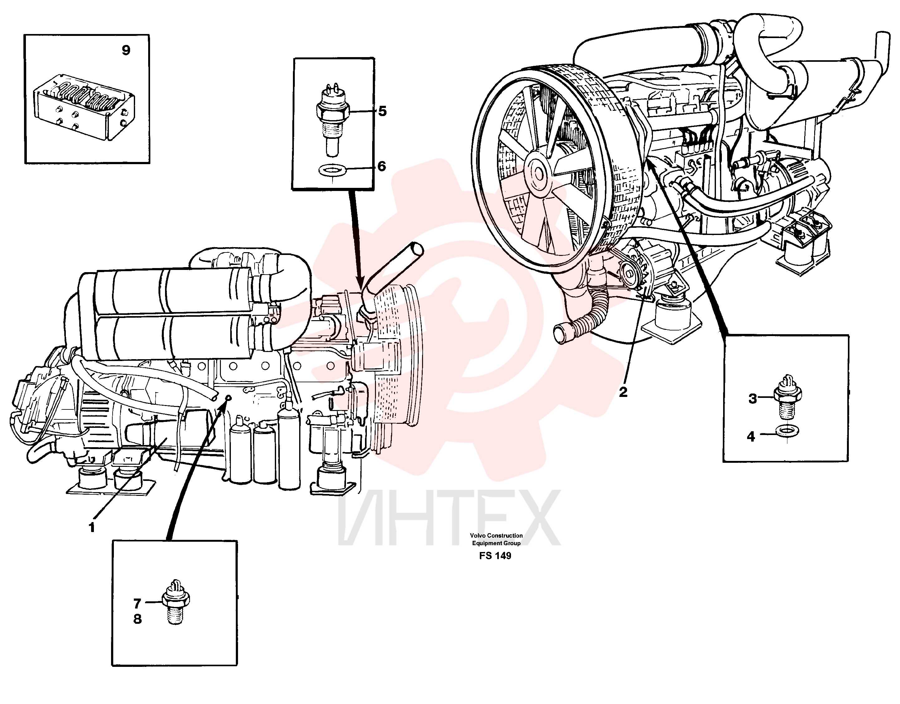Tachometer sensor VOE 354671