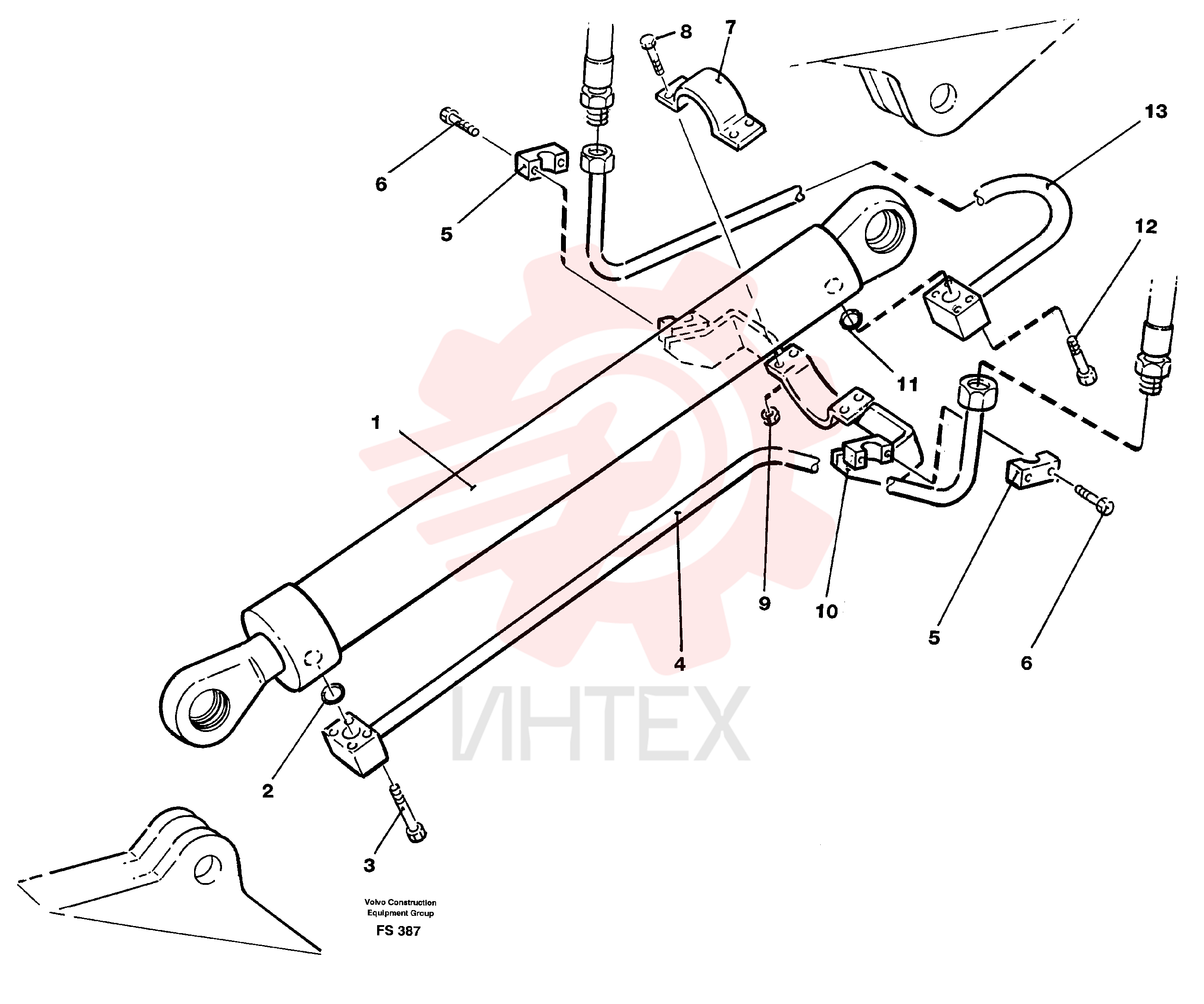 Tube Retainer VOE 14248063