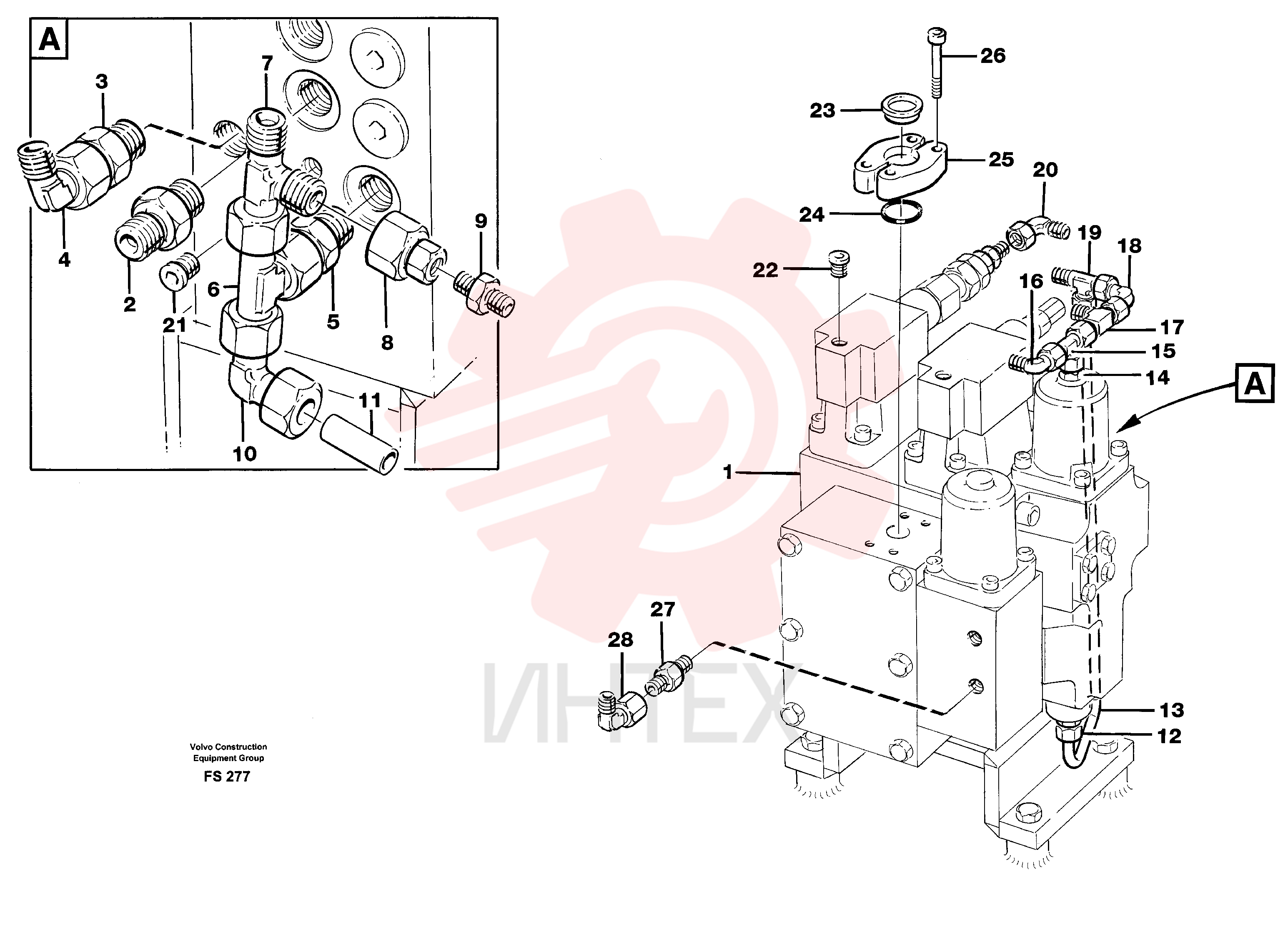 Valve body VOE 14257024