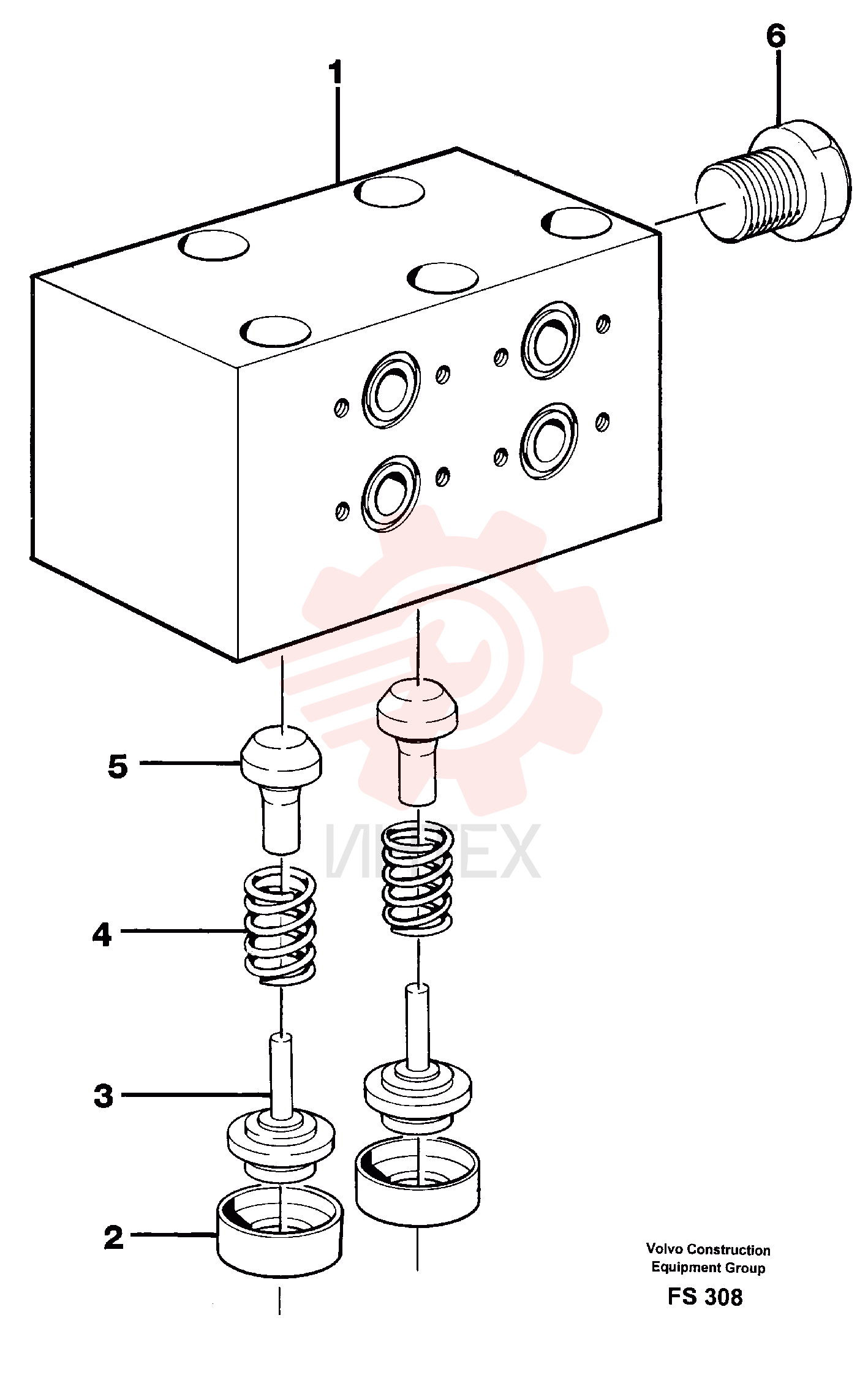 Valve body VOE 14265869