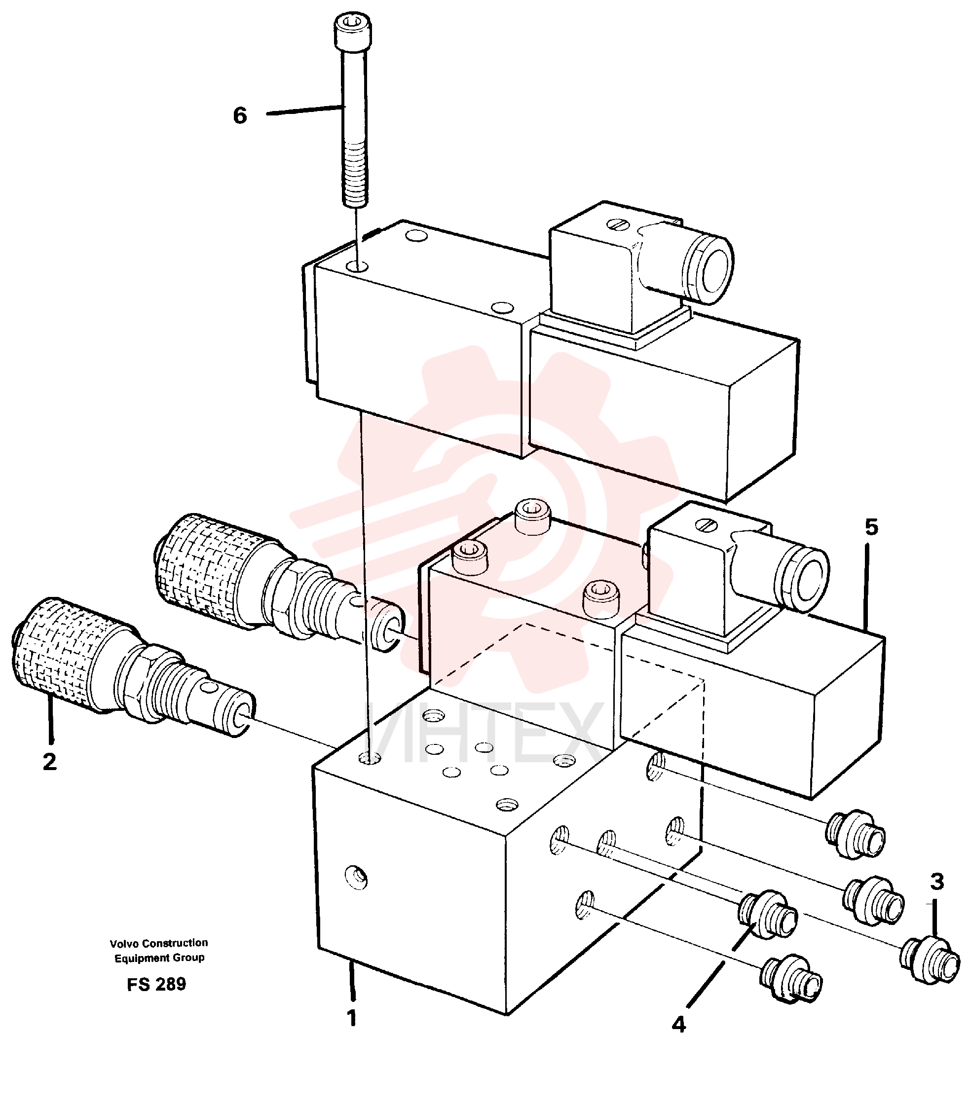Valve body VOE 14247352