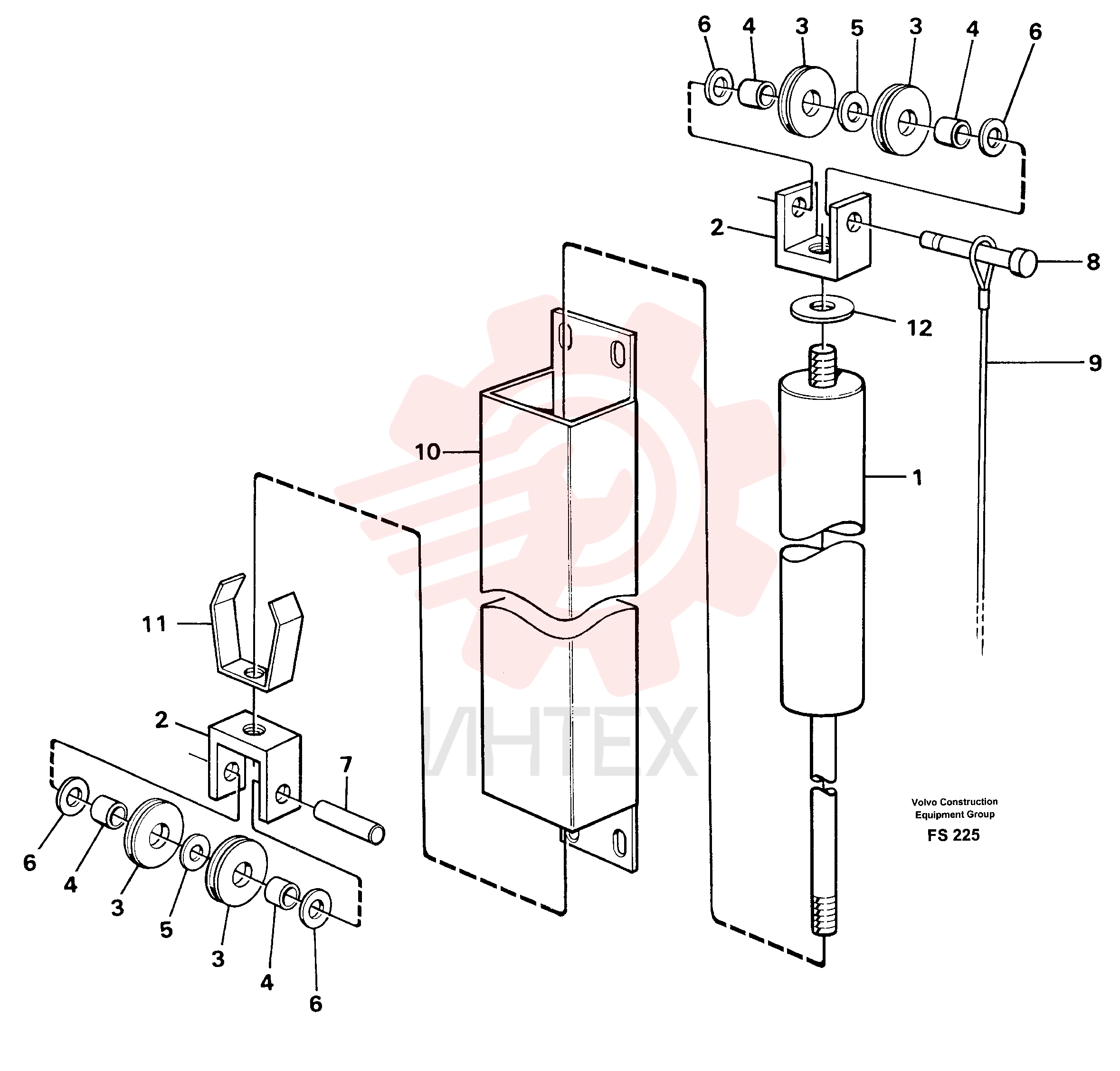 Window lift VOE 14245355