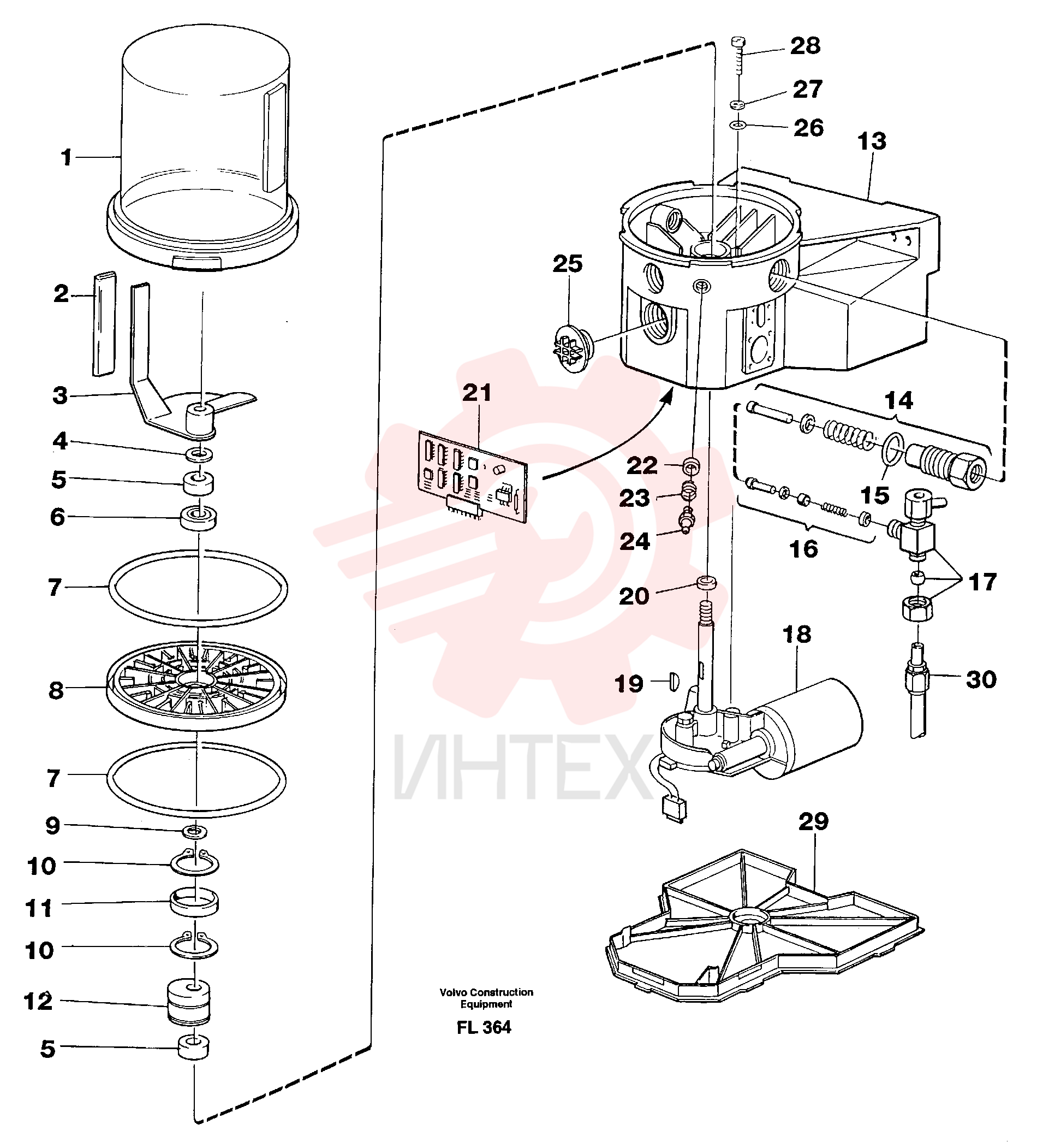 Lubricating oil pump