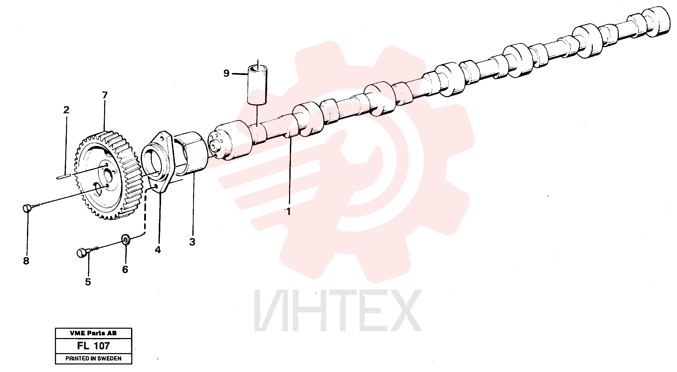 Распредвал VOE 8193727 (1)