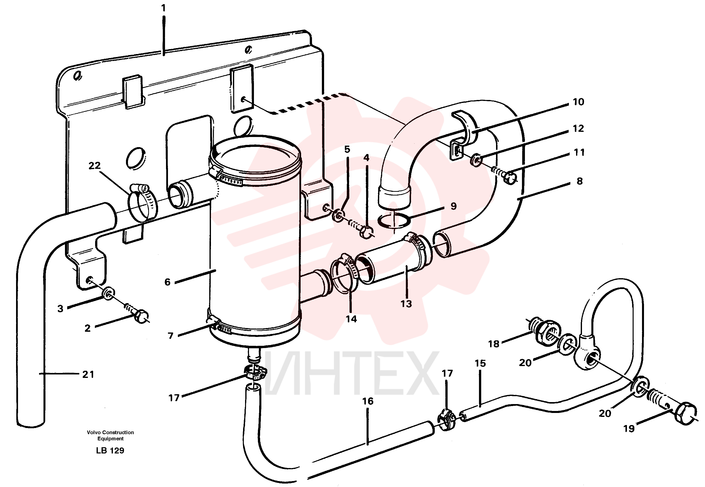 Reduction nipple VOE 11031981