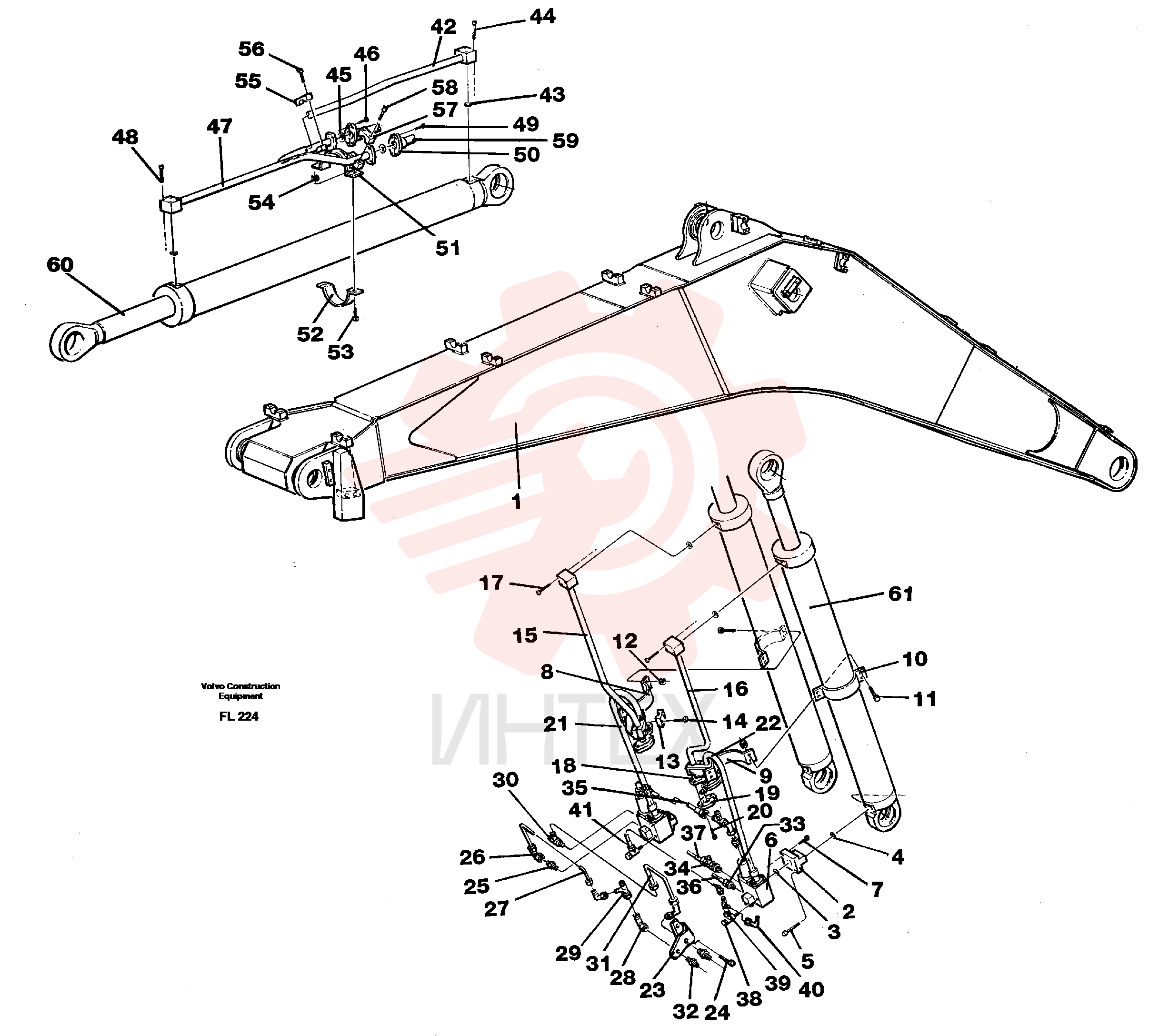 Sealing kit VOE 14267252