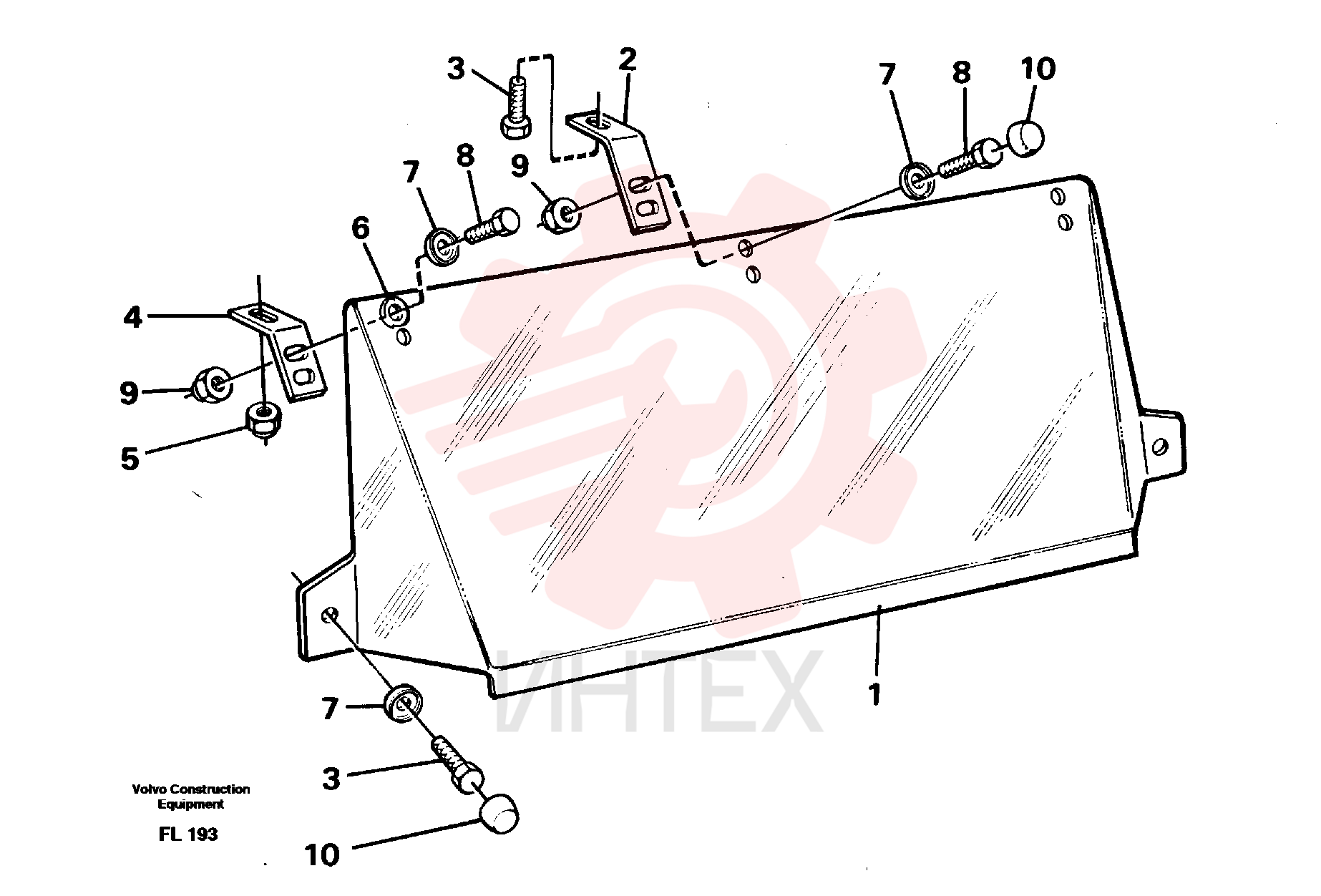 Sun visor VOE 14250507 (1)