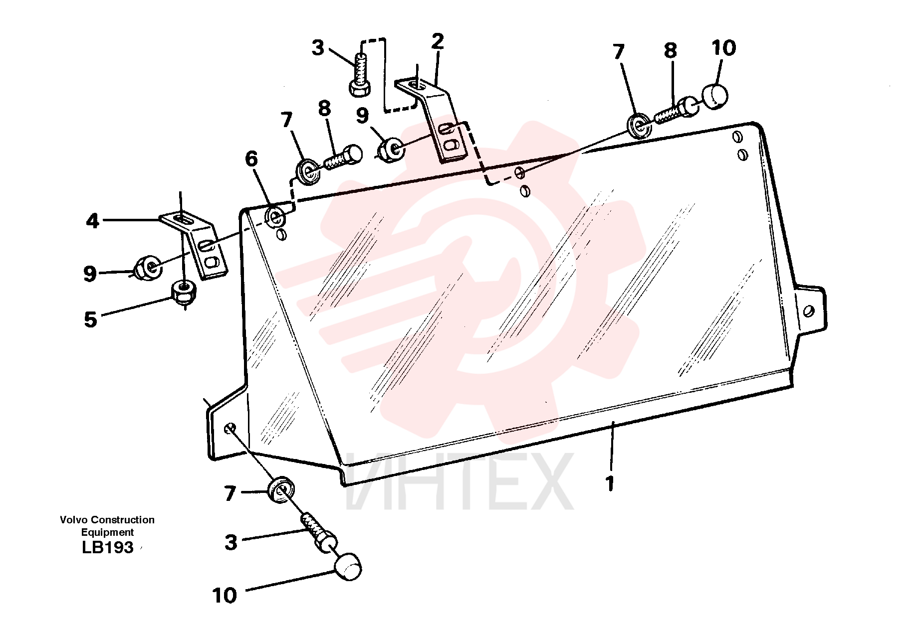 Sun visor VOE 14250507 (2)