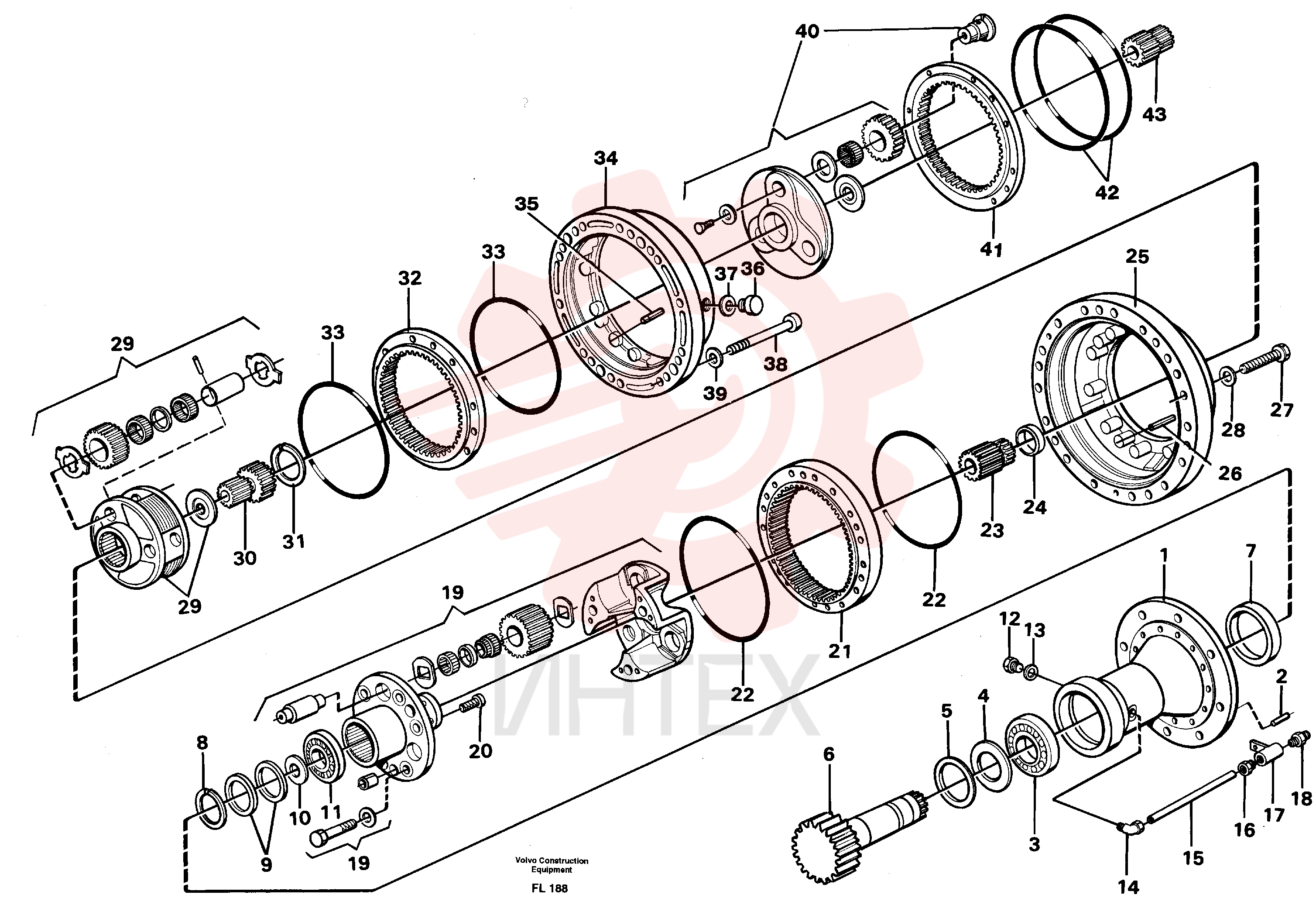 Swing Gear VOE 14263538 (1)