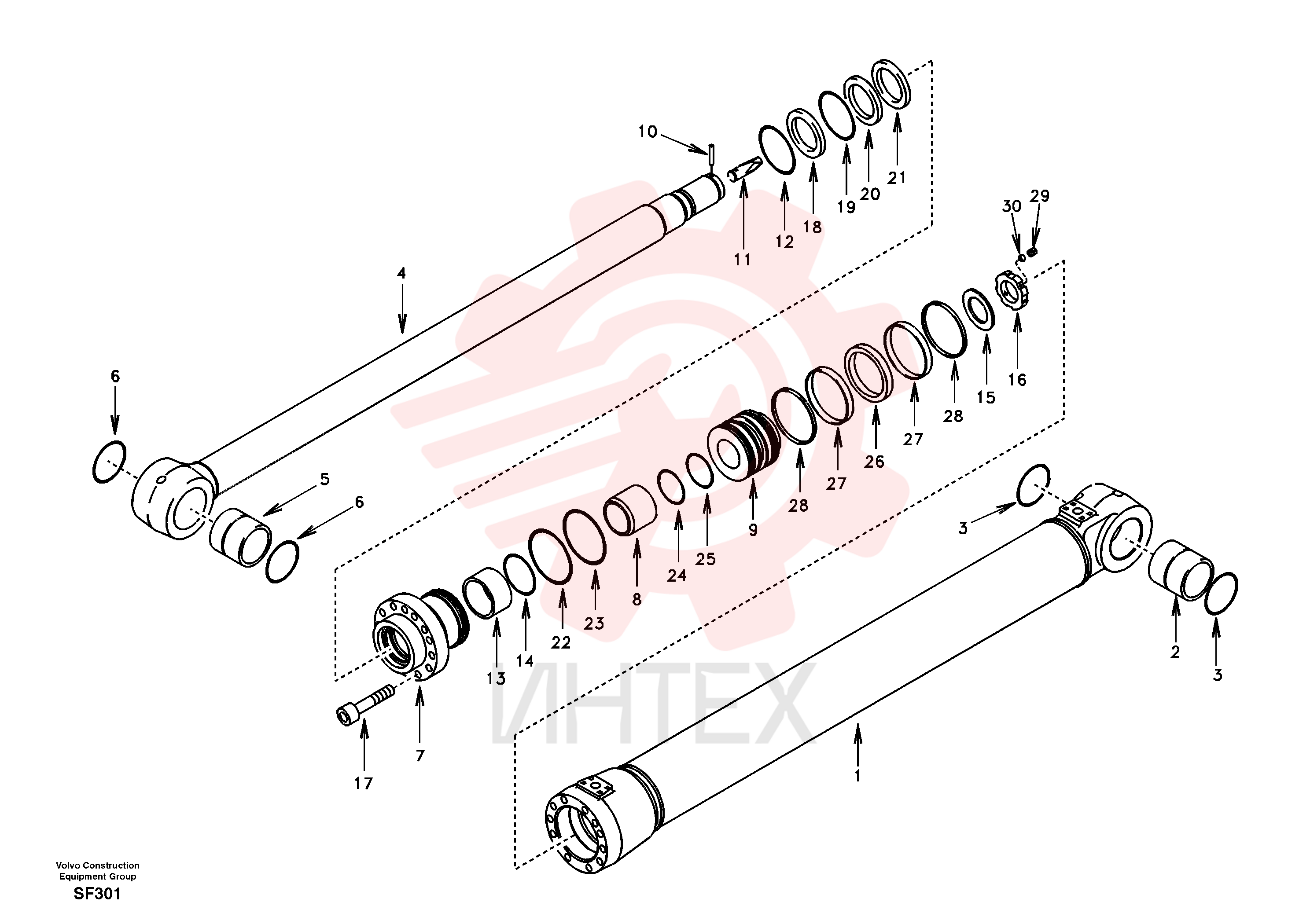 Dipper Arm Cylinder