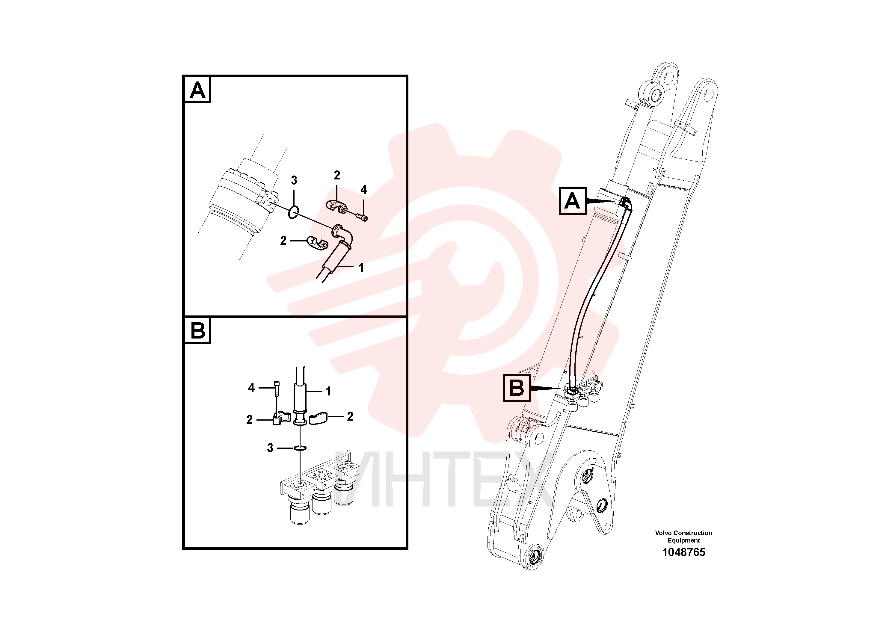 Hose assembly VOE 15135760