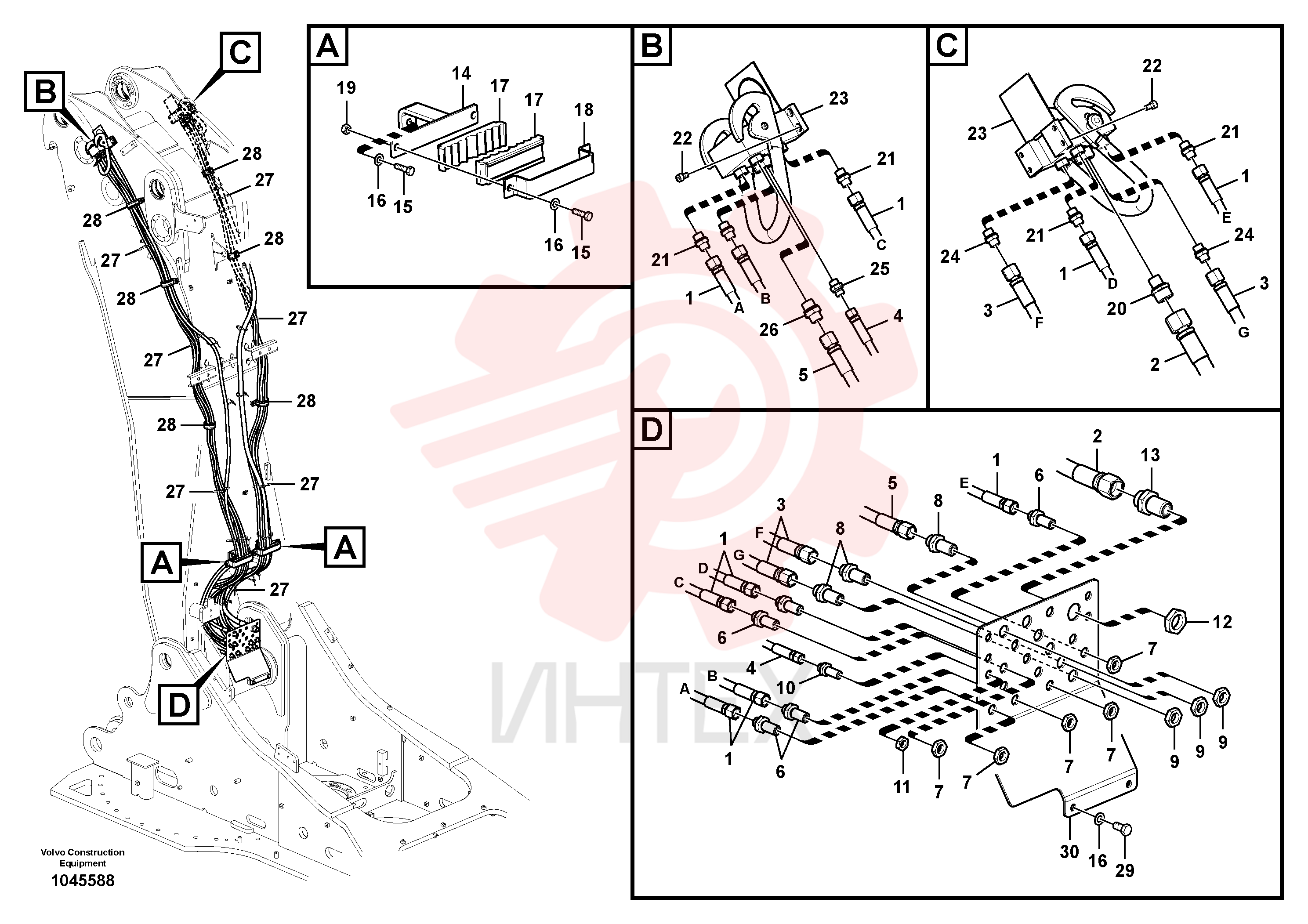 Hose assembly VOE 15109510