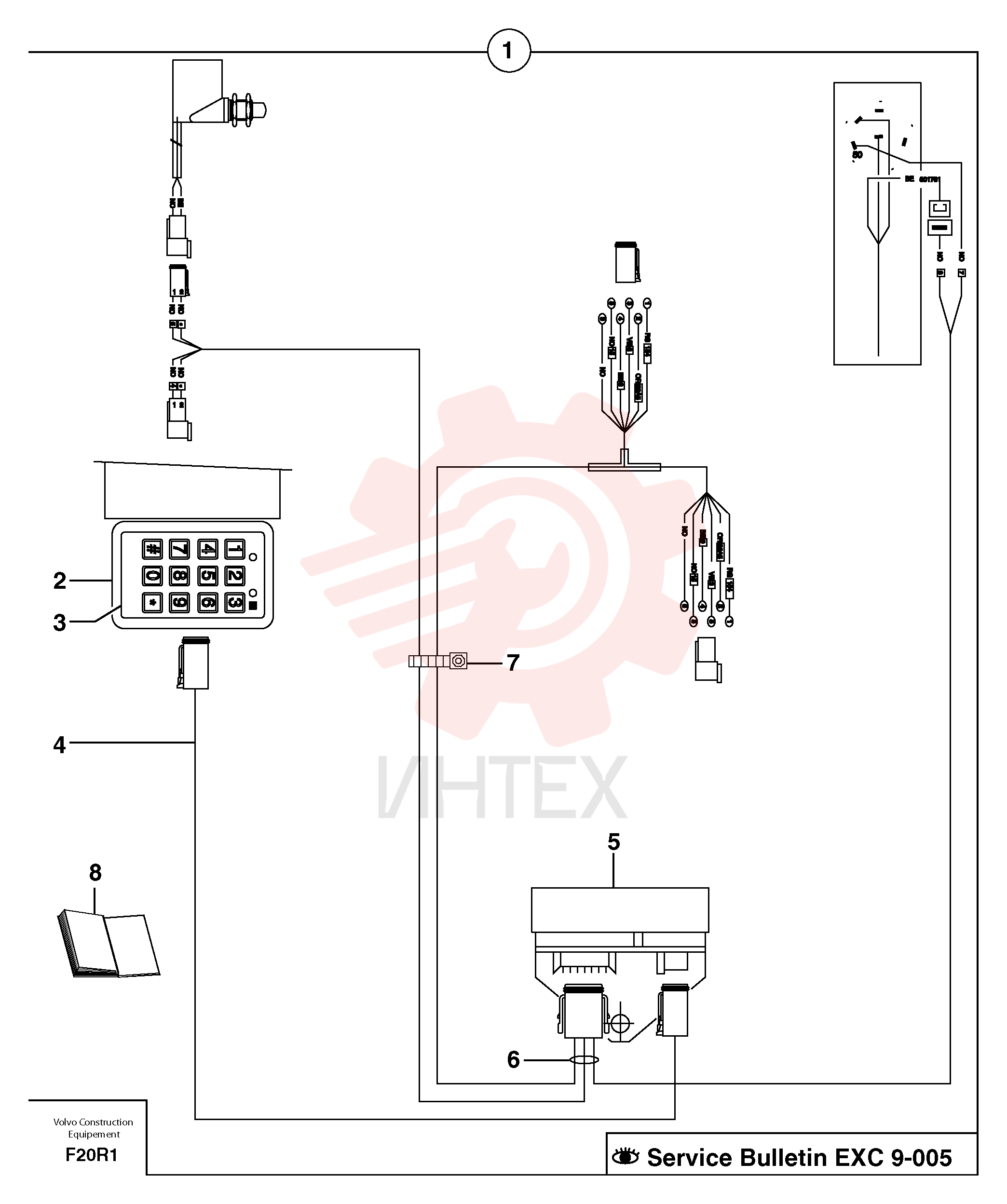 Coded keypad kit