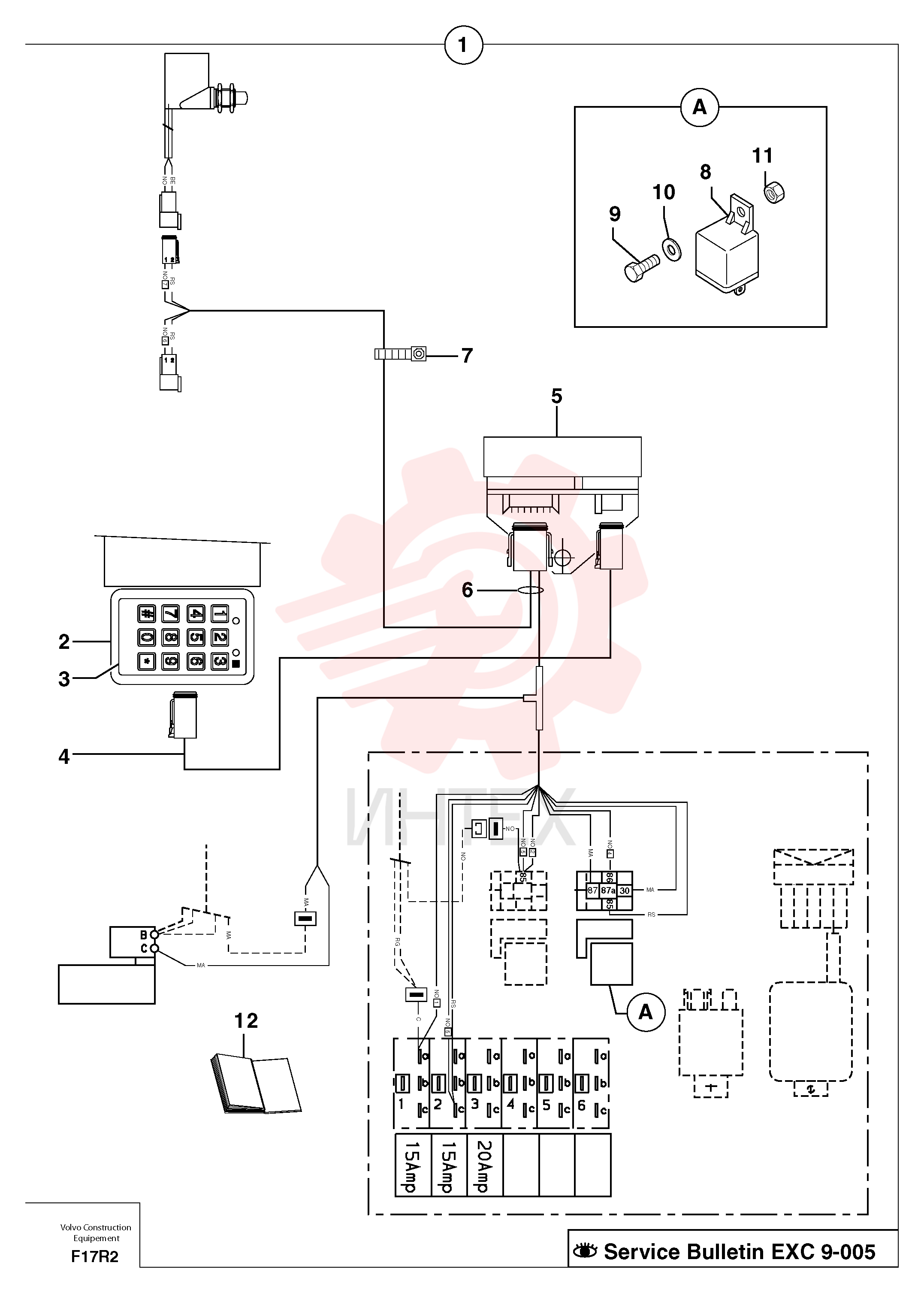 Coded keypad kit