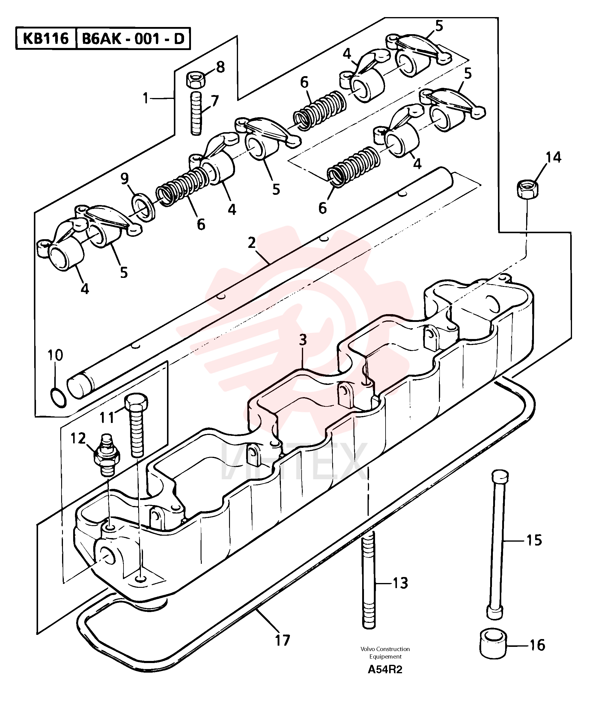 Rocker shaft