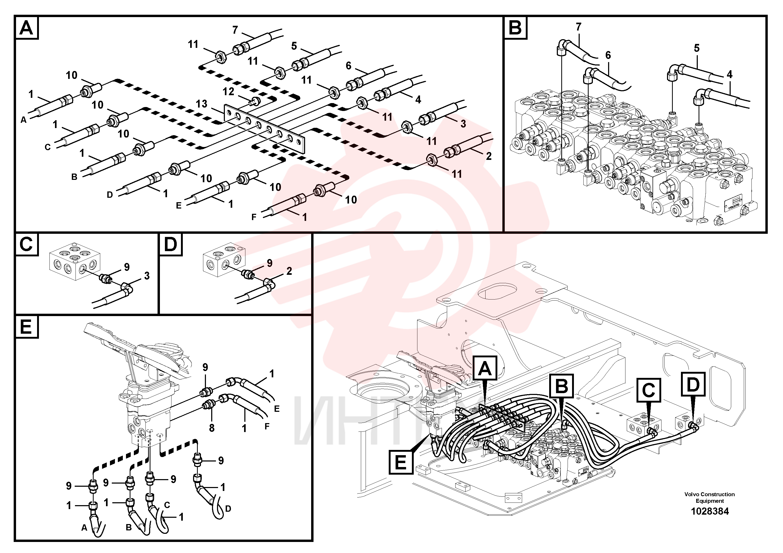 Hose assembly VOE937104