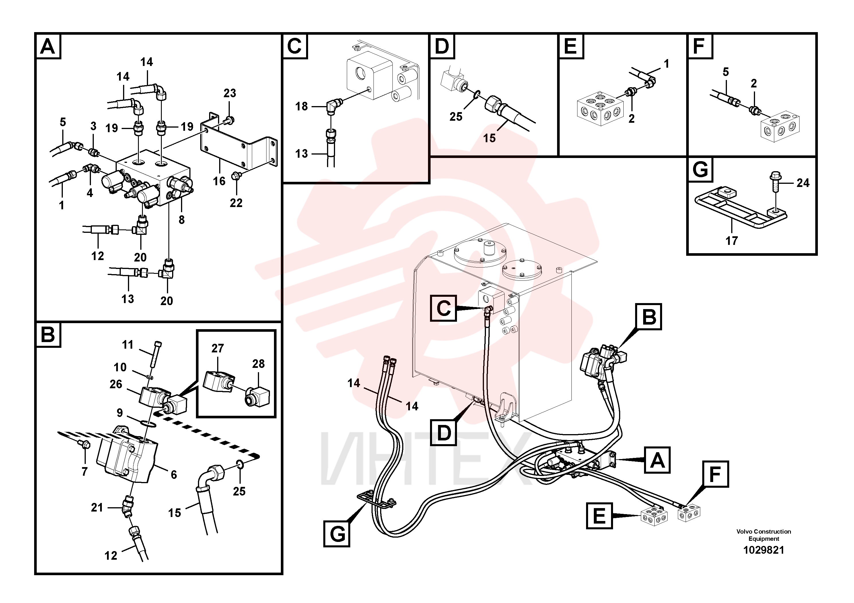 Hose assembly VOE937110