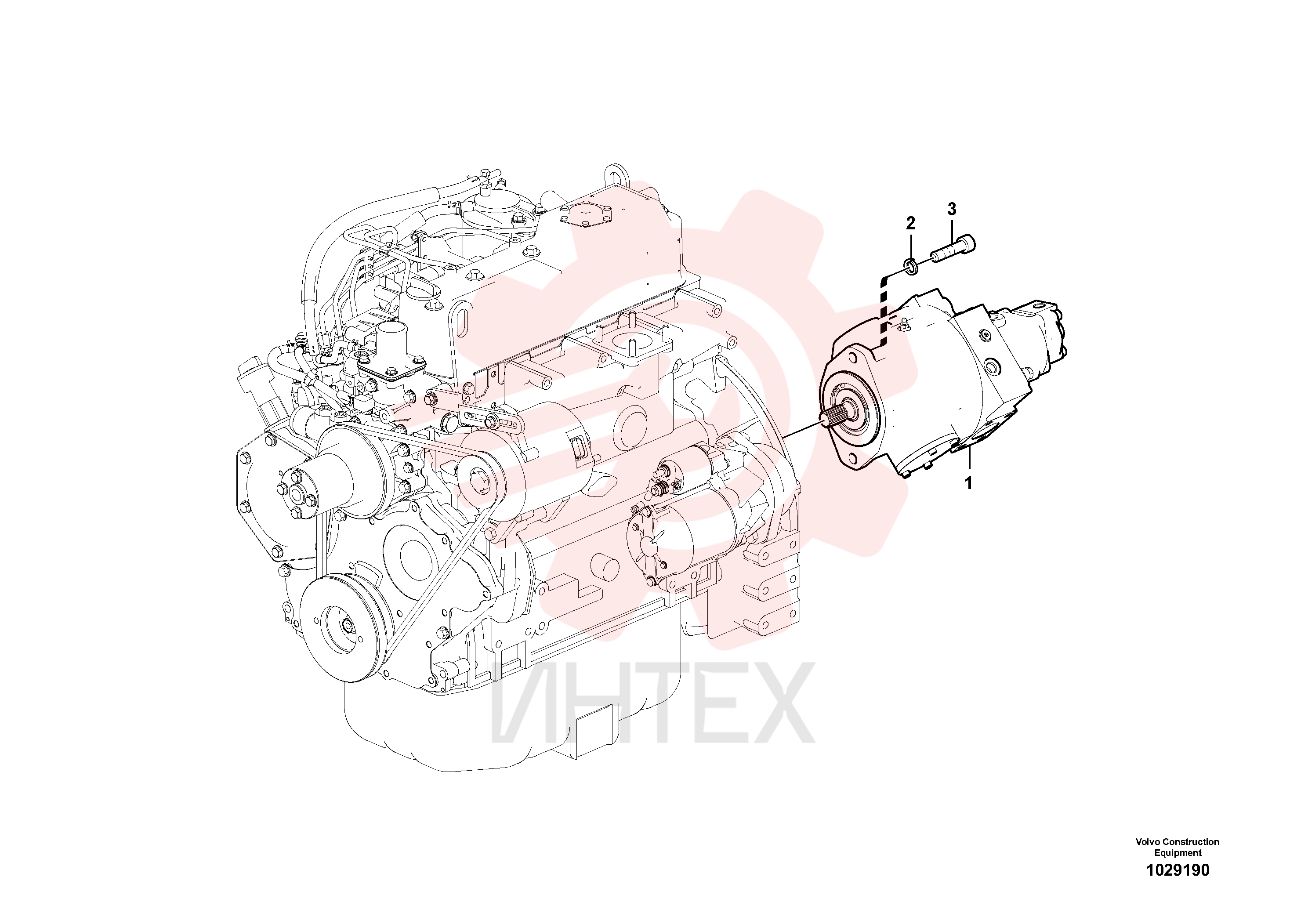 Насос VOE14571258 (2)