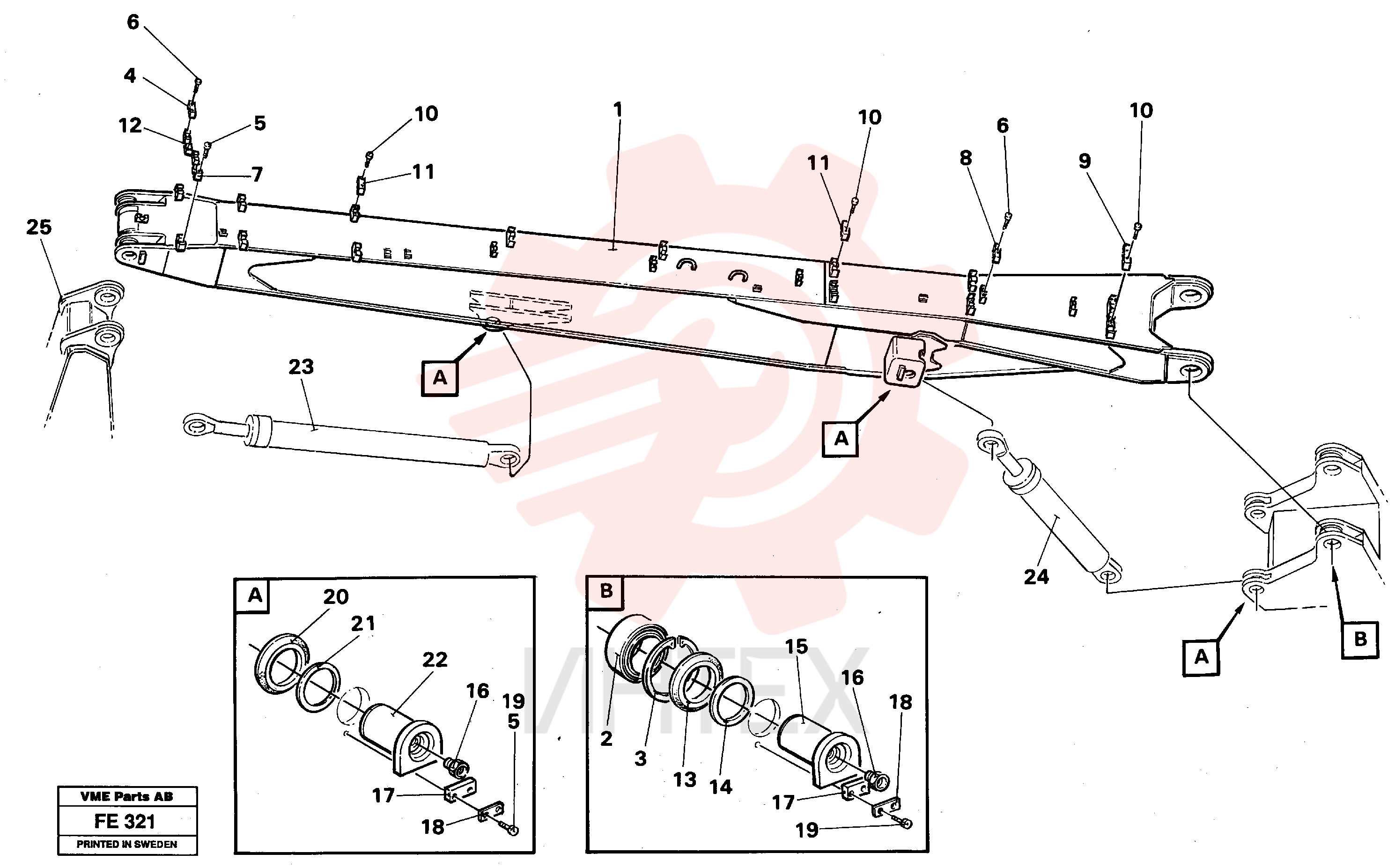 Handling boom VOE 14246872