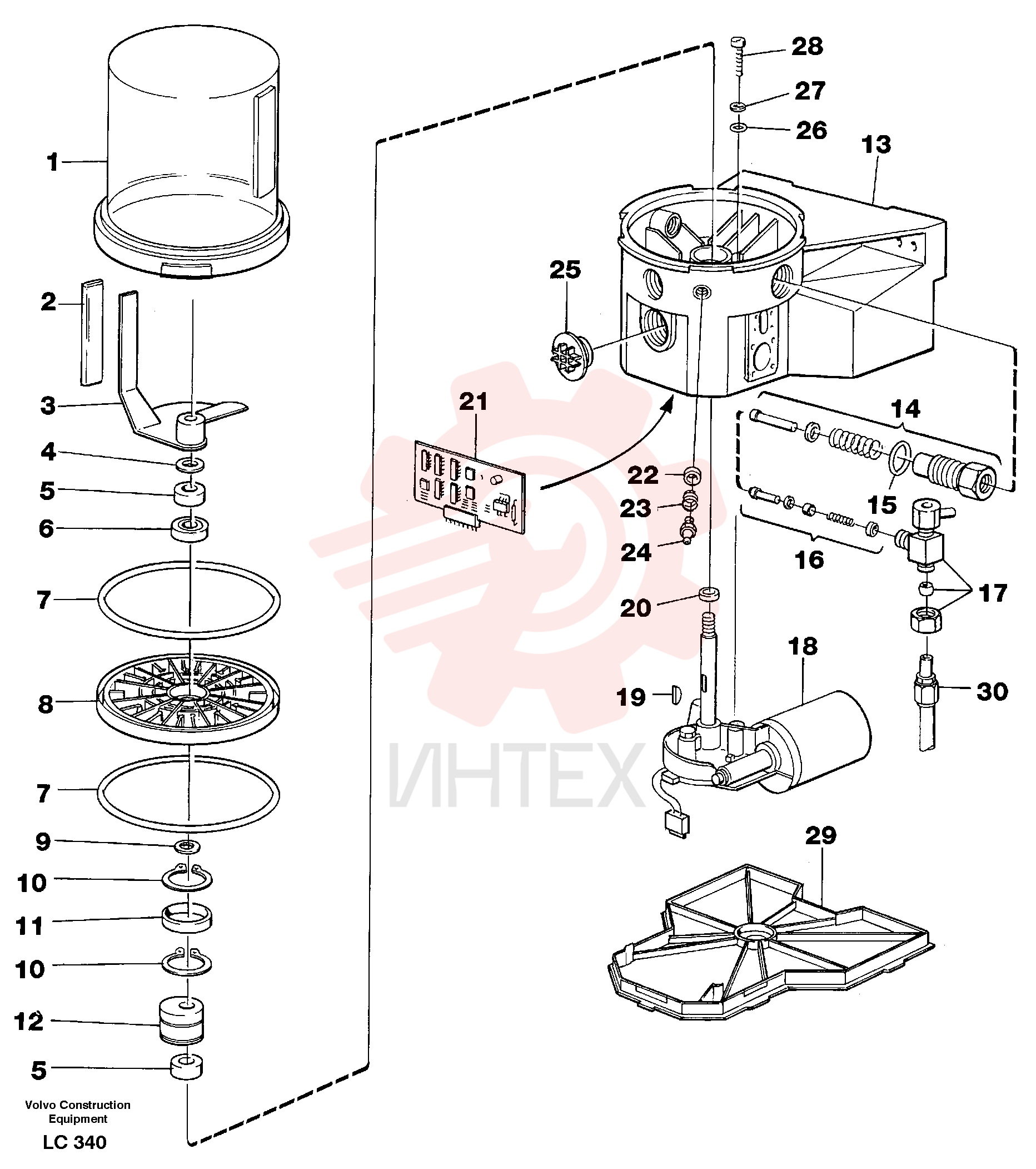 Lubricating oil pump