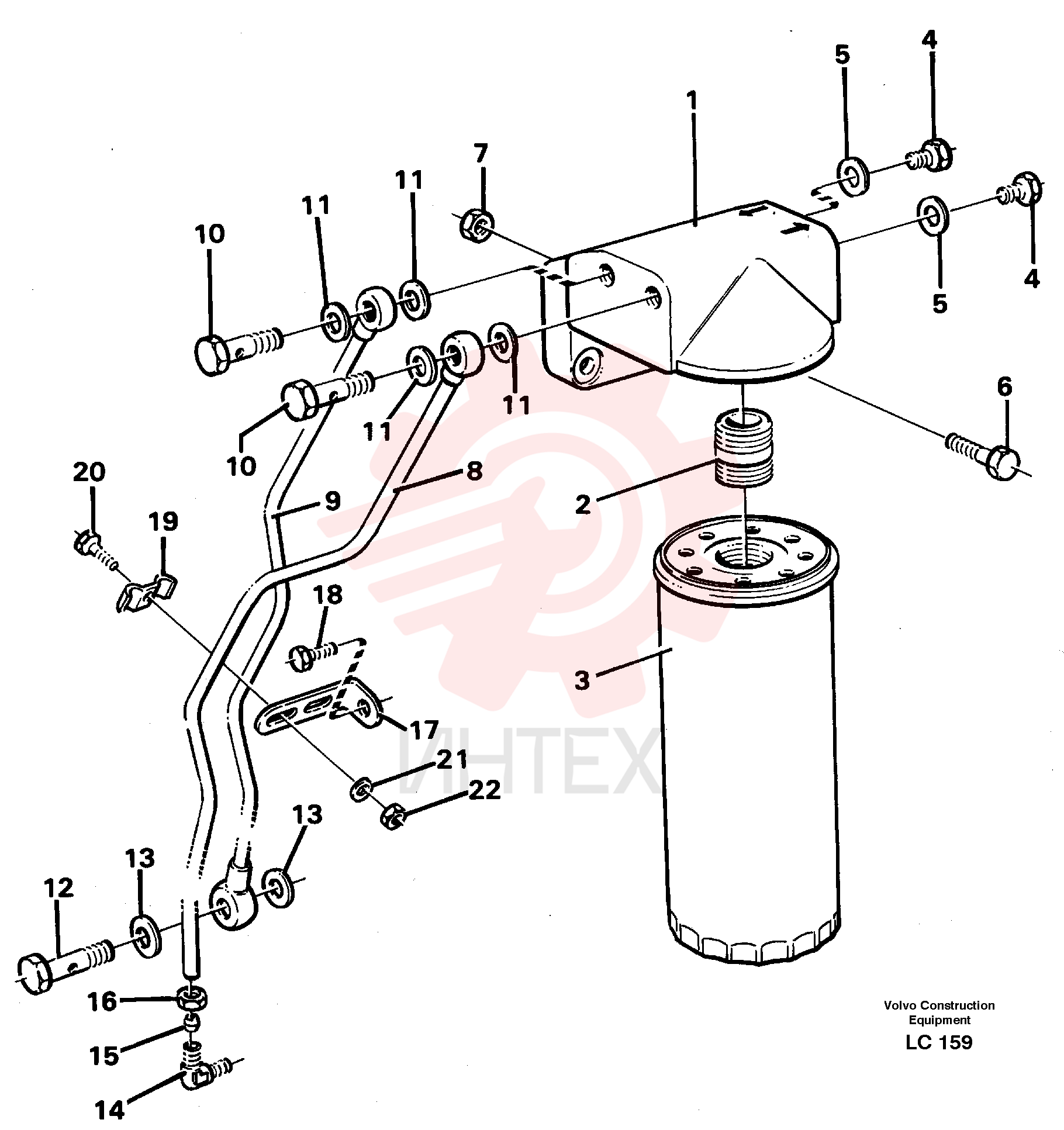 Oil filter housing