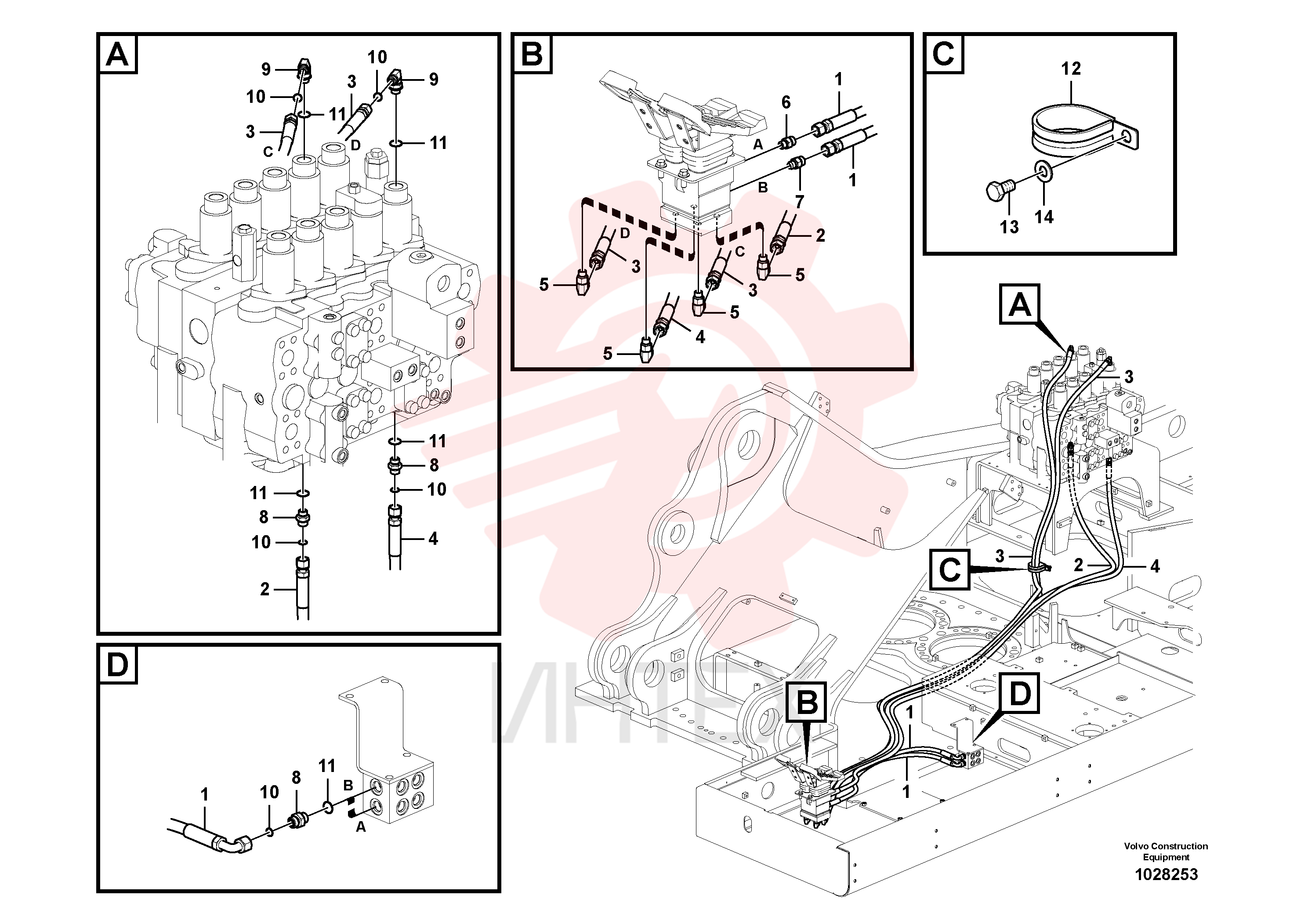 Hose assembly VOE 937129