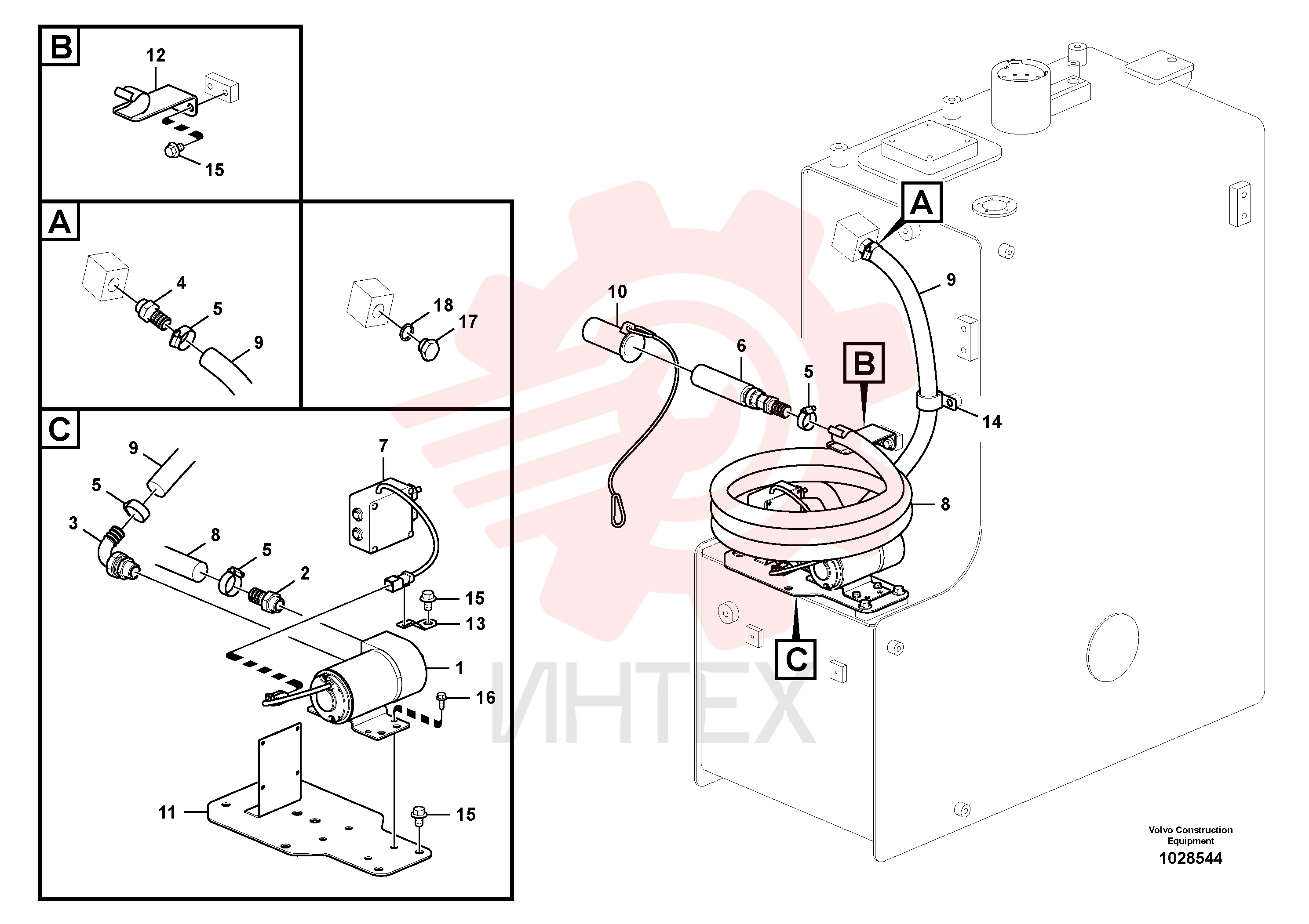 Fuel pump VOE 14568873