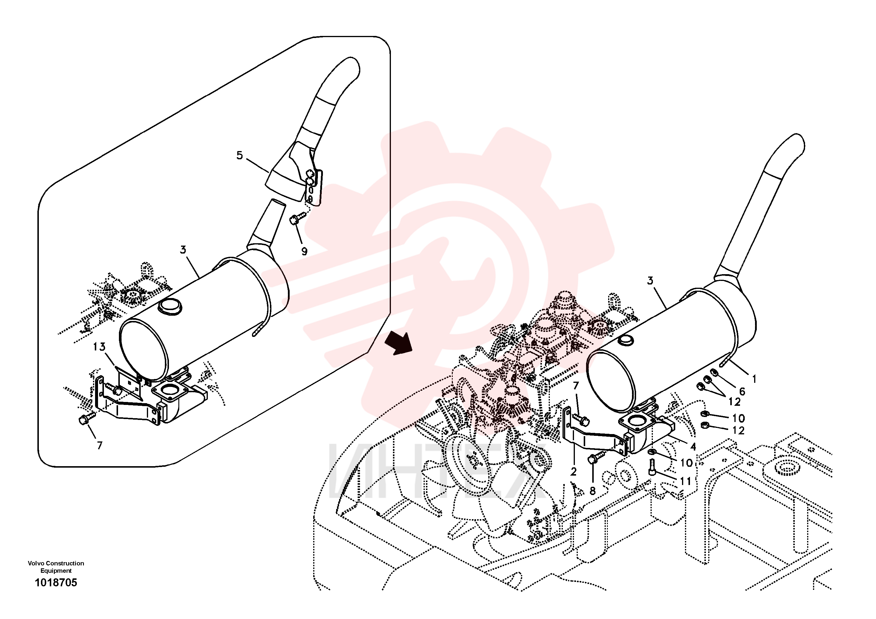 Flange screw