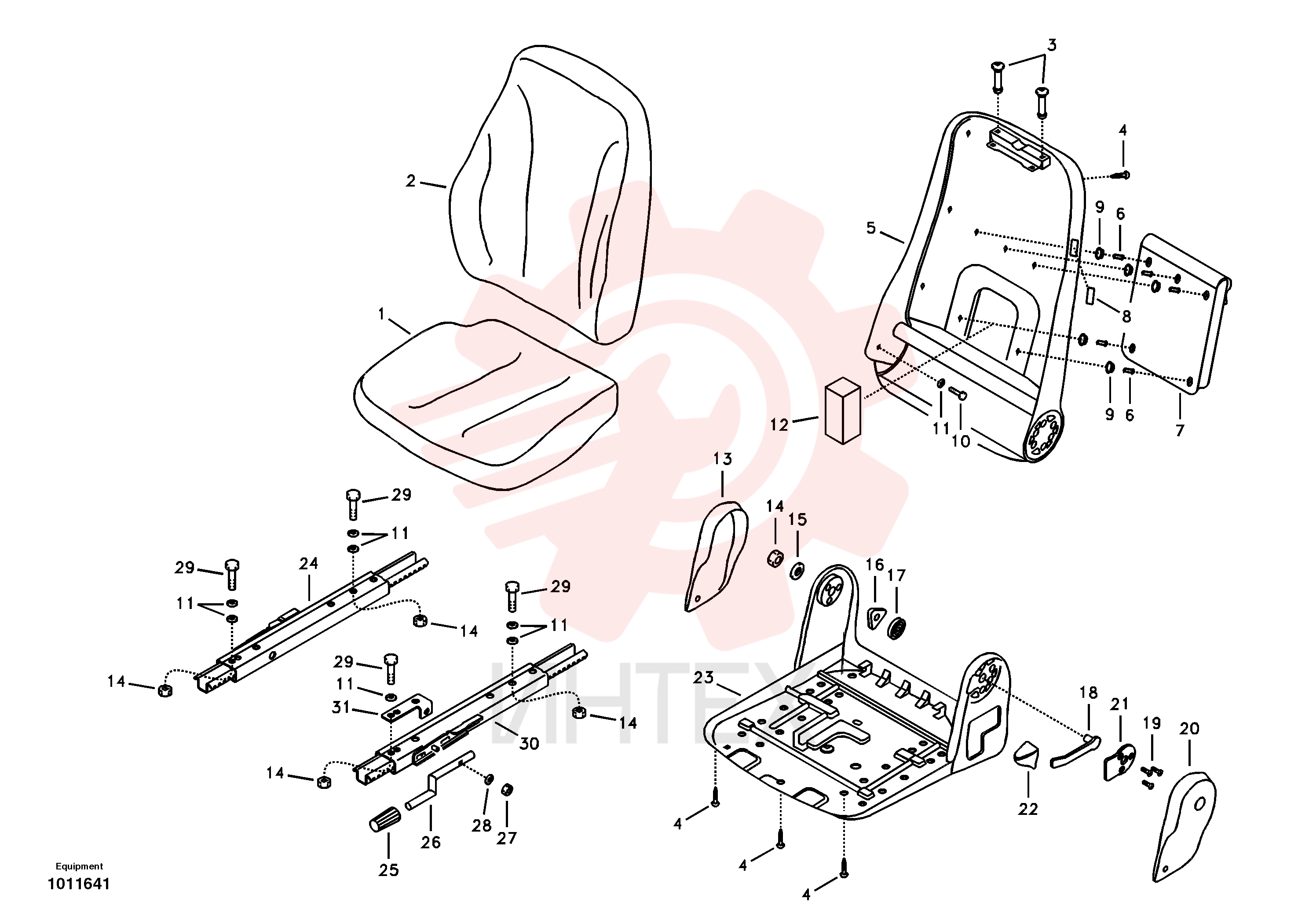Operator seat VOE14519550