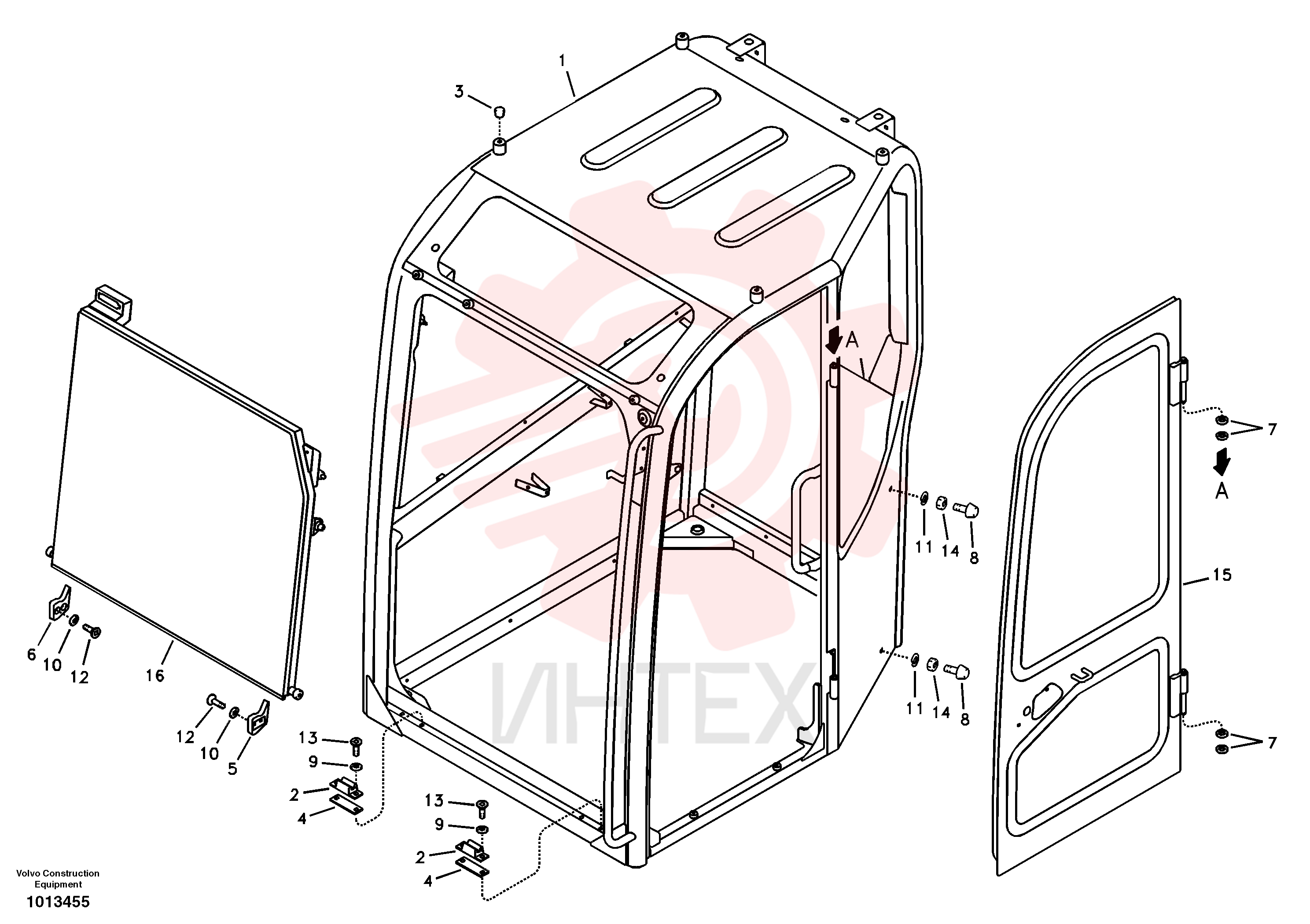 Cab, assembly