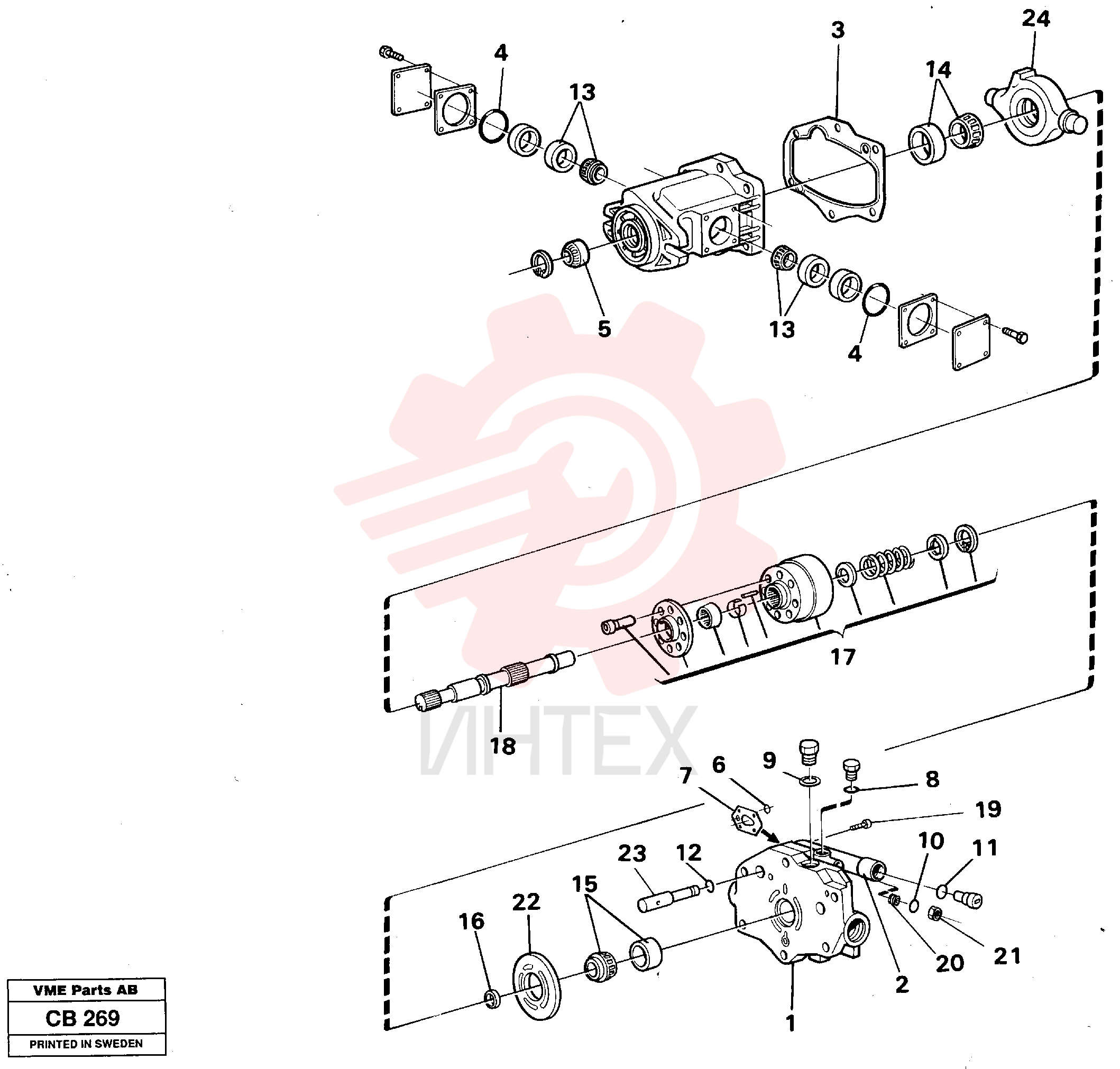 Piston pump VOE 11008890