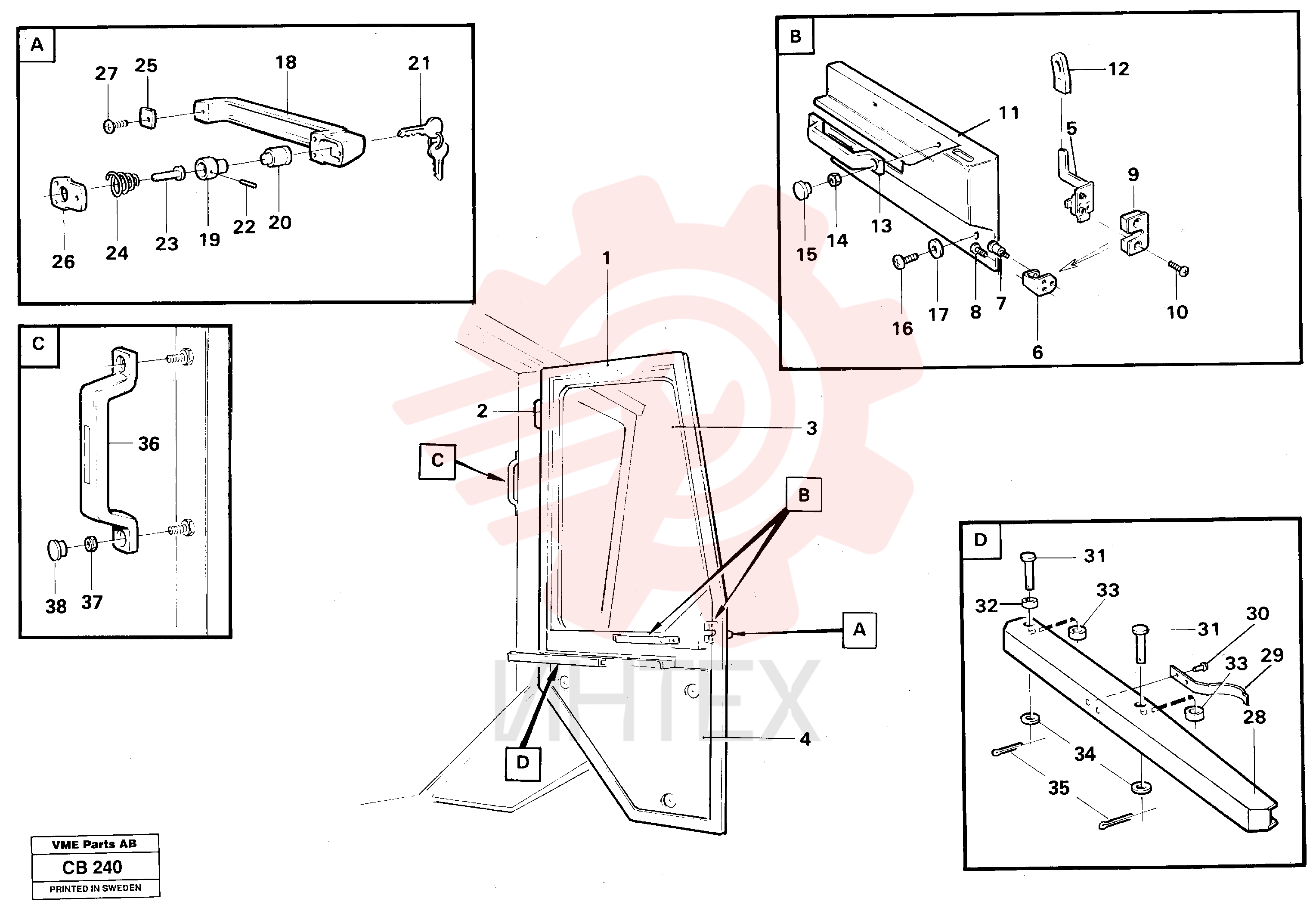 Push button VOE 389204